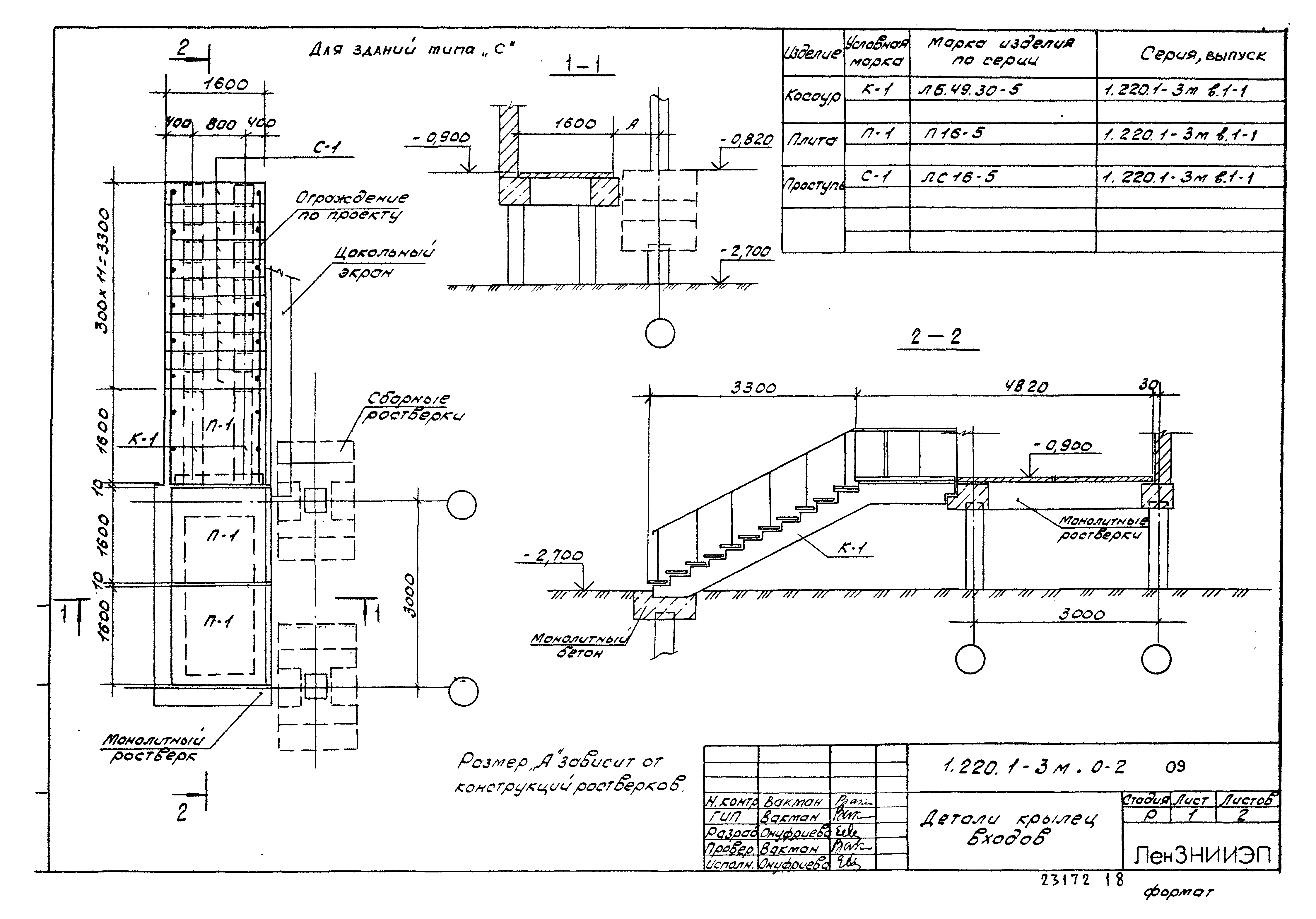 Серия 1.220.1-3м