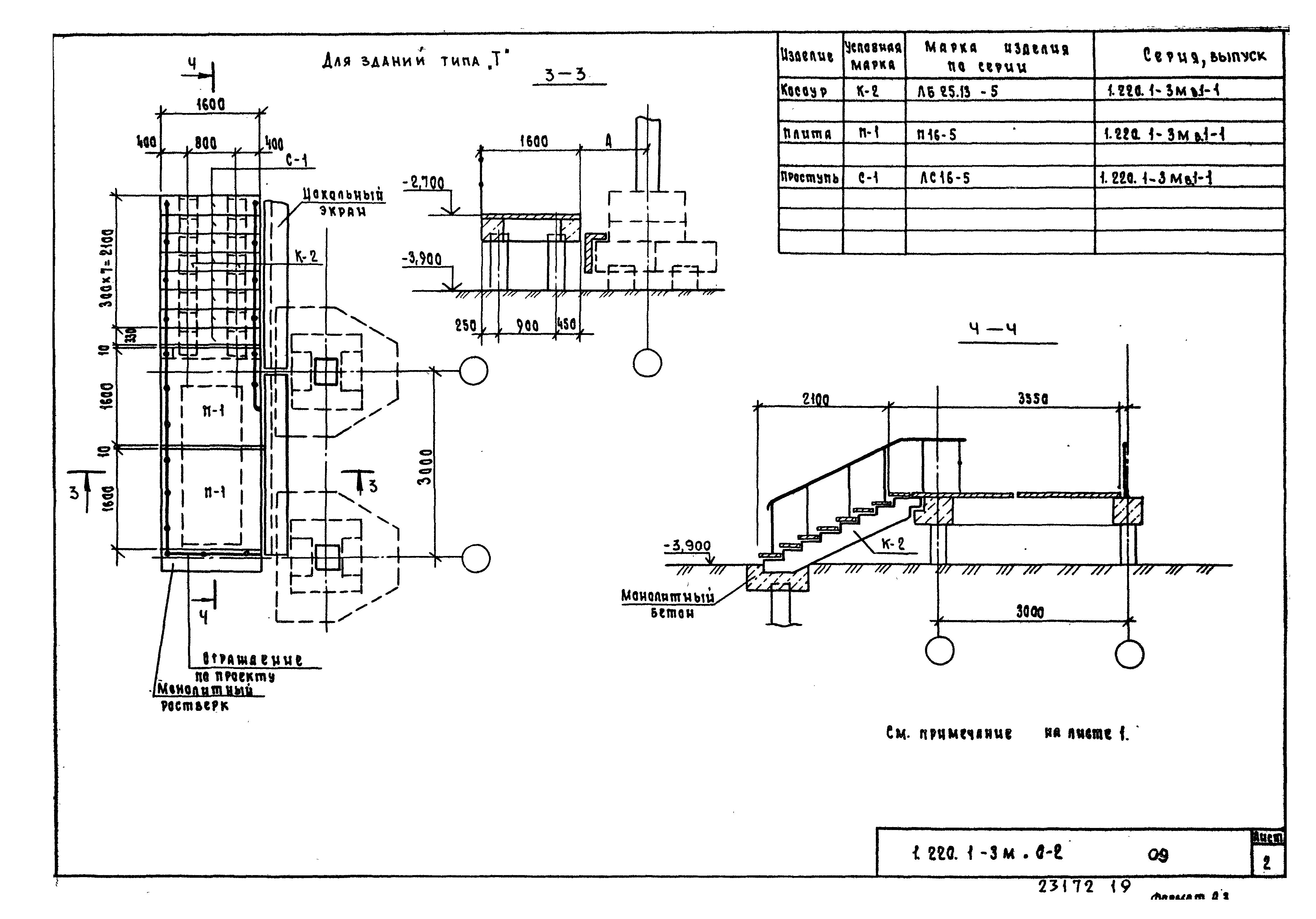 Серия 1.220.1-3м