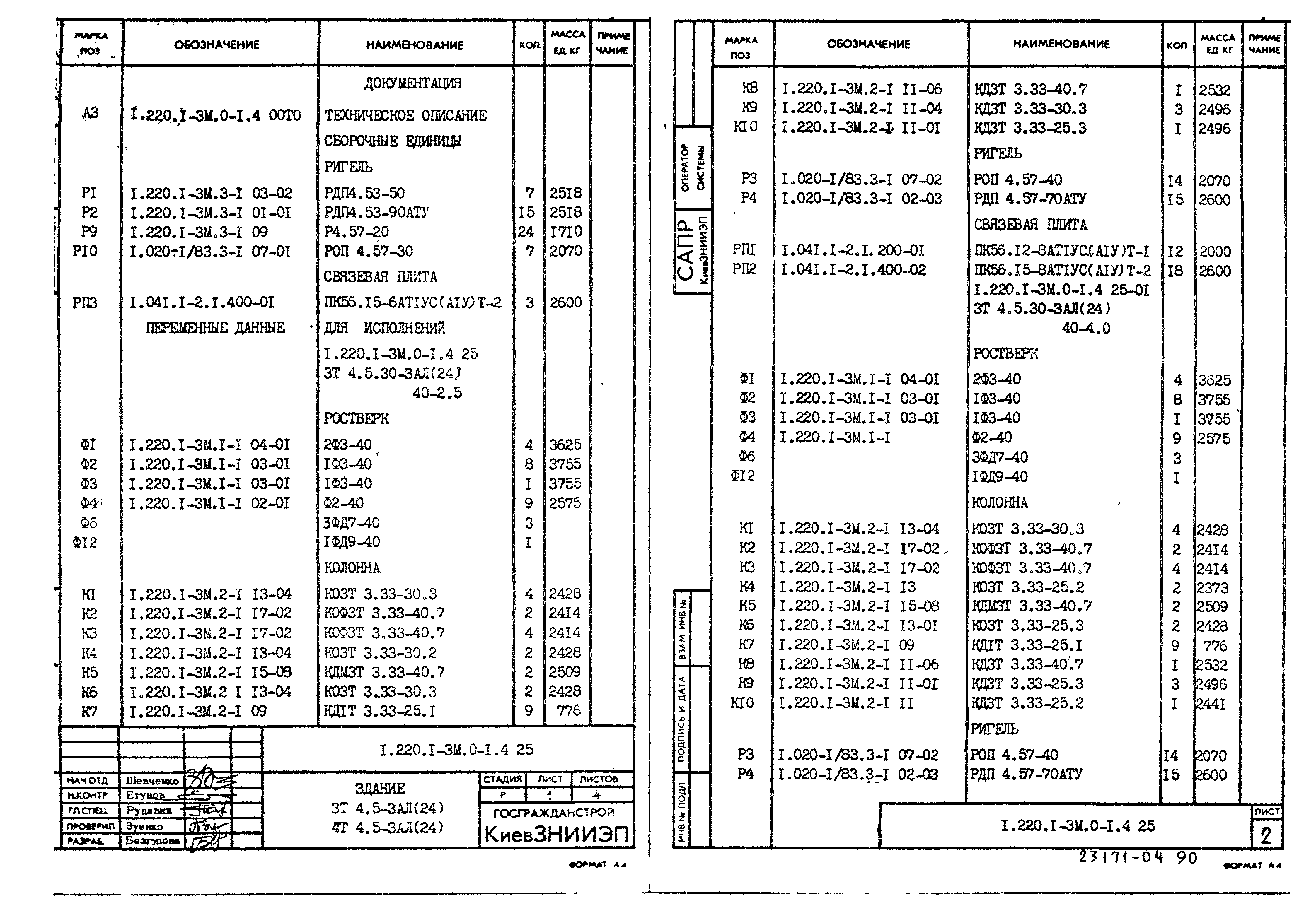 Серия 1.220.1-3м