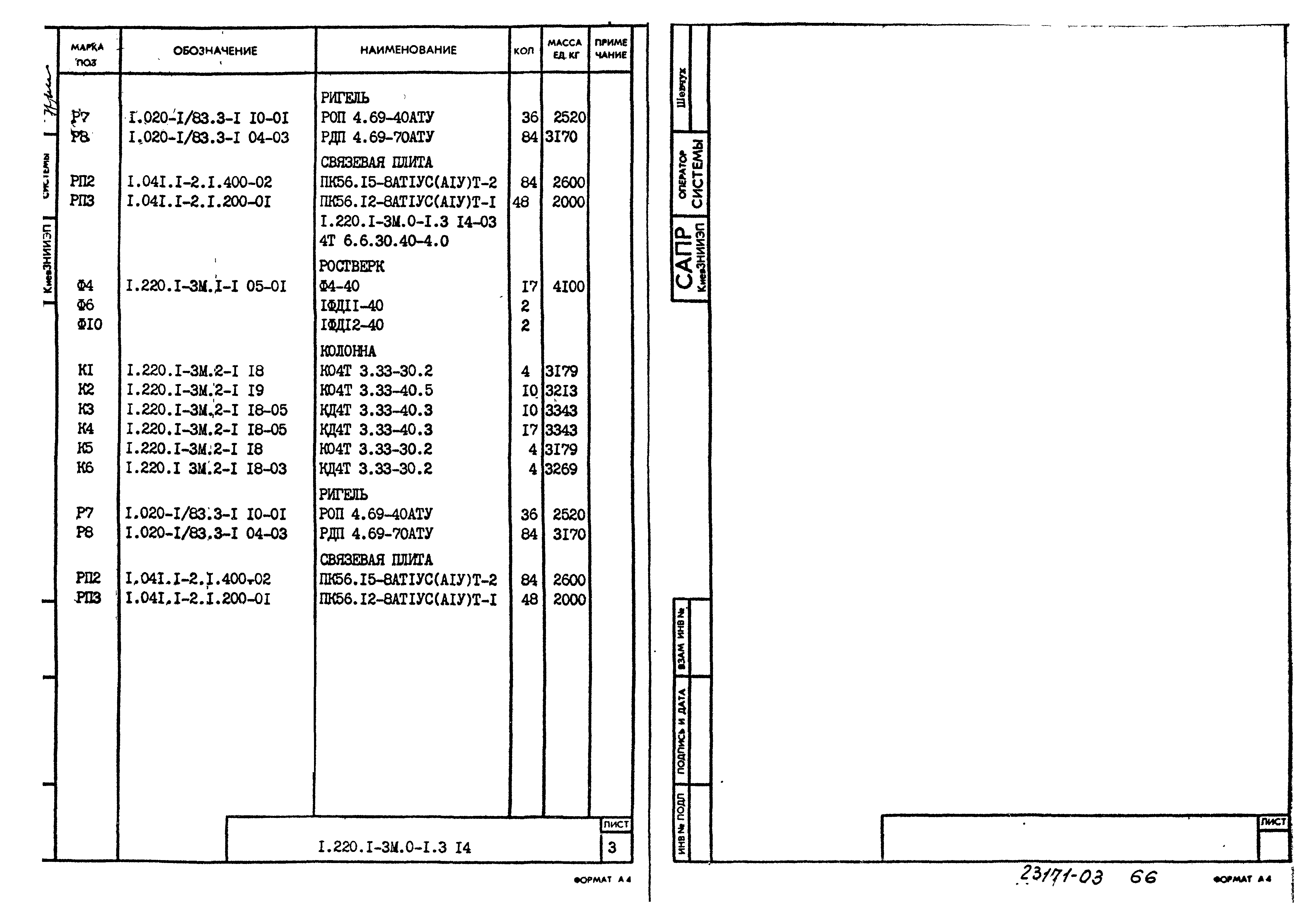 Серия 1.220.1-3м