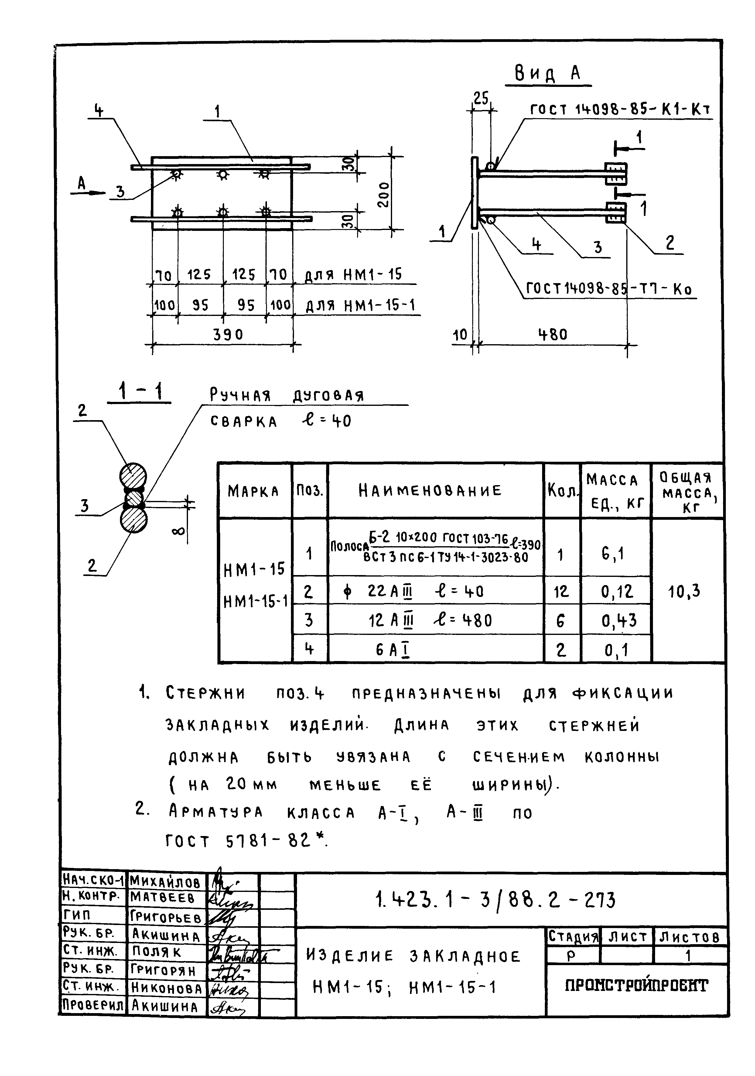 Серия 1.423.1-3/88