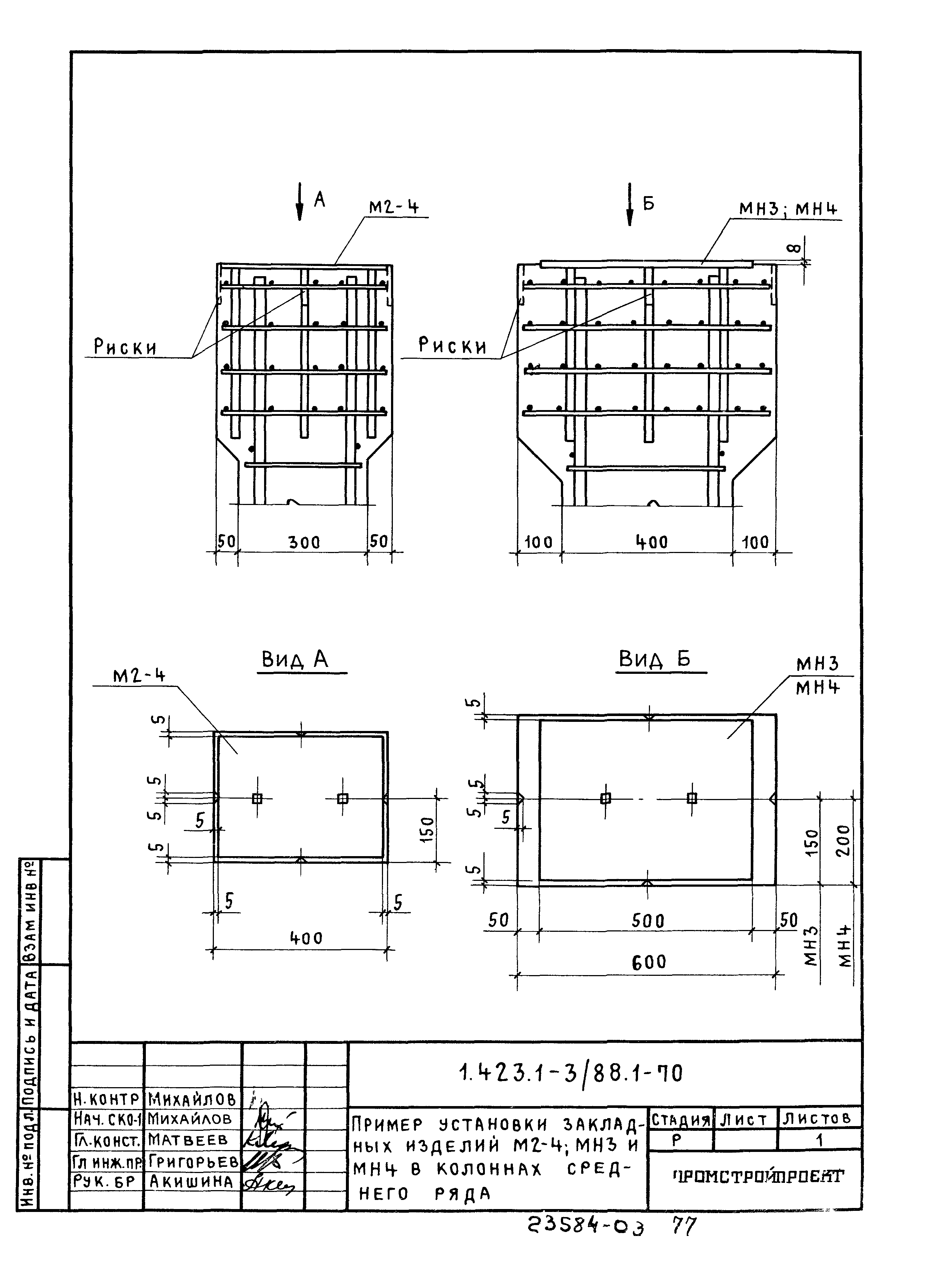 Серия 1.423.1-3/88