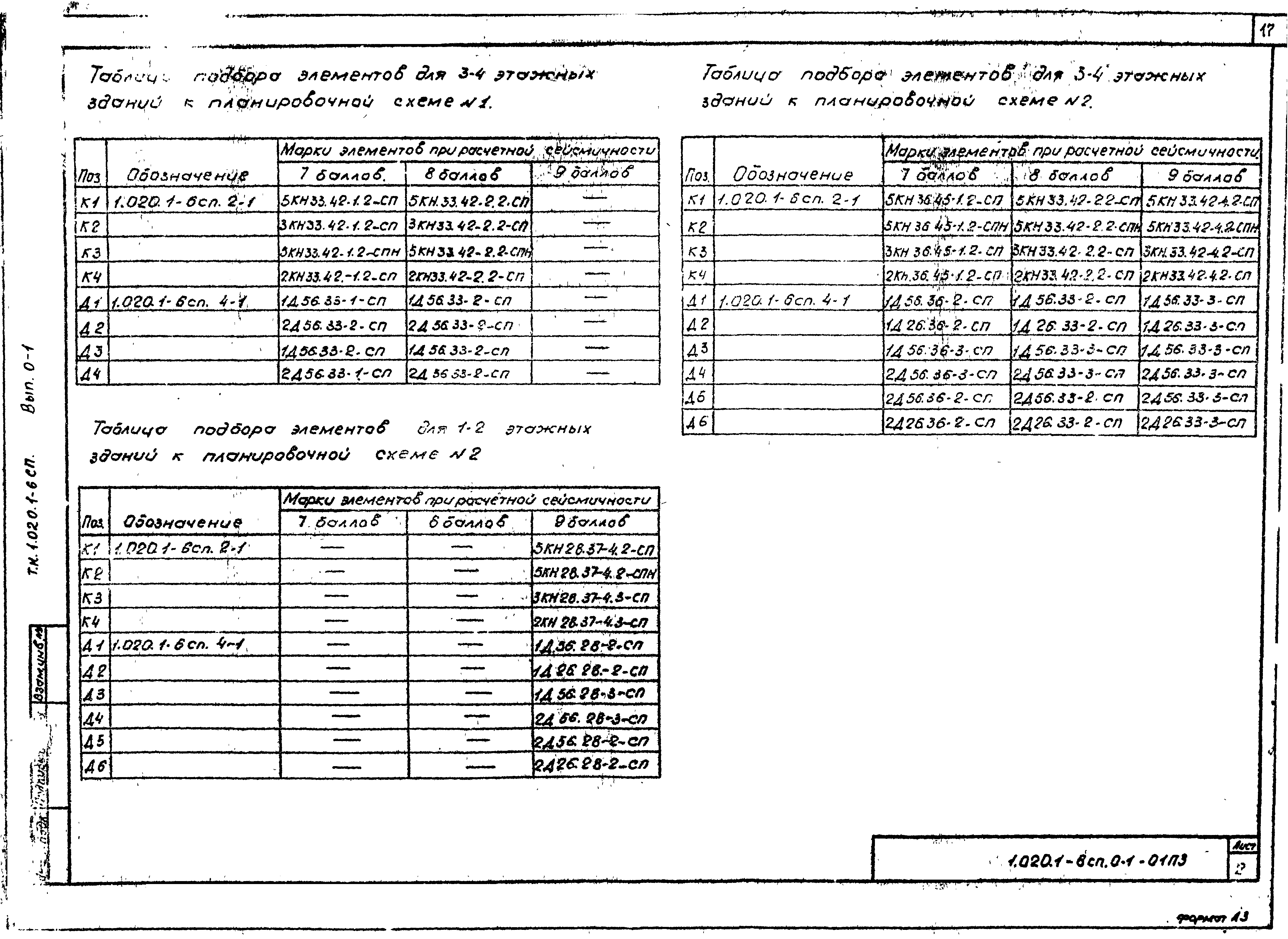 Серия 1.020.1-6сп