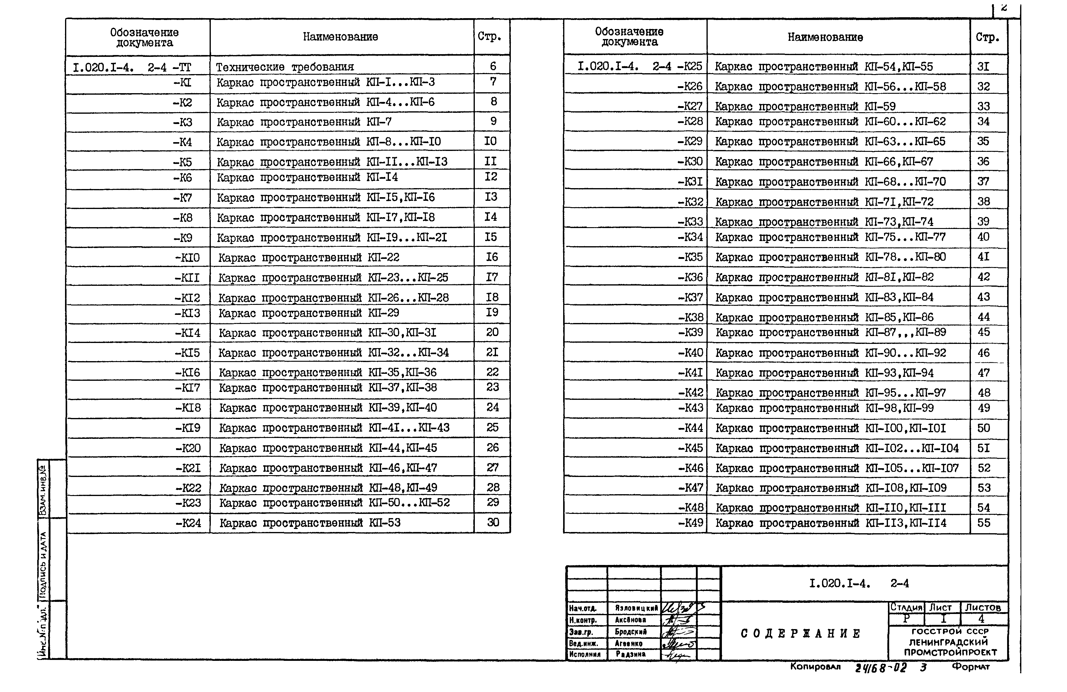 Серия 1.020.1-4