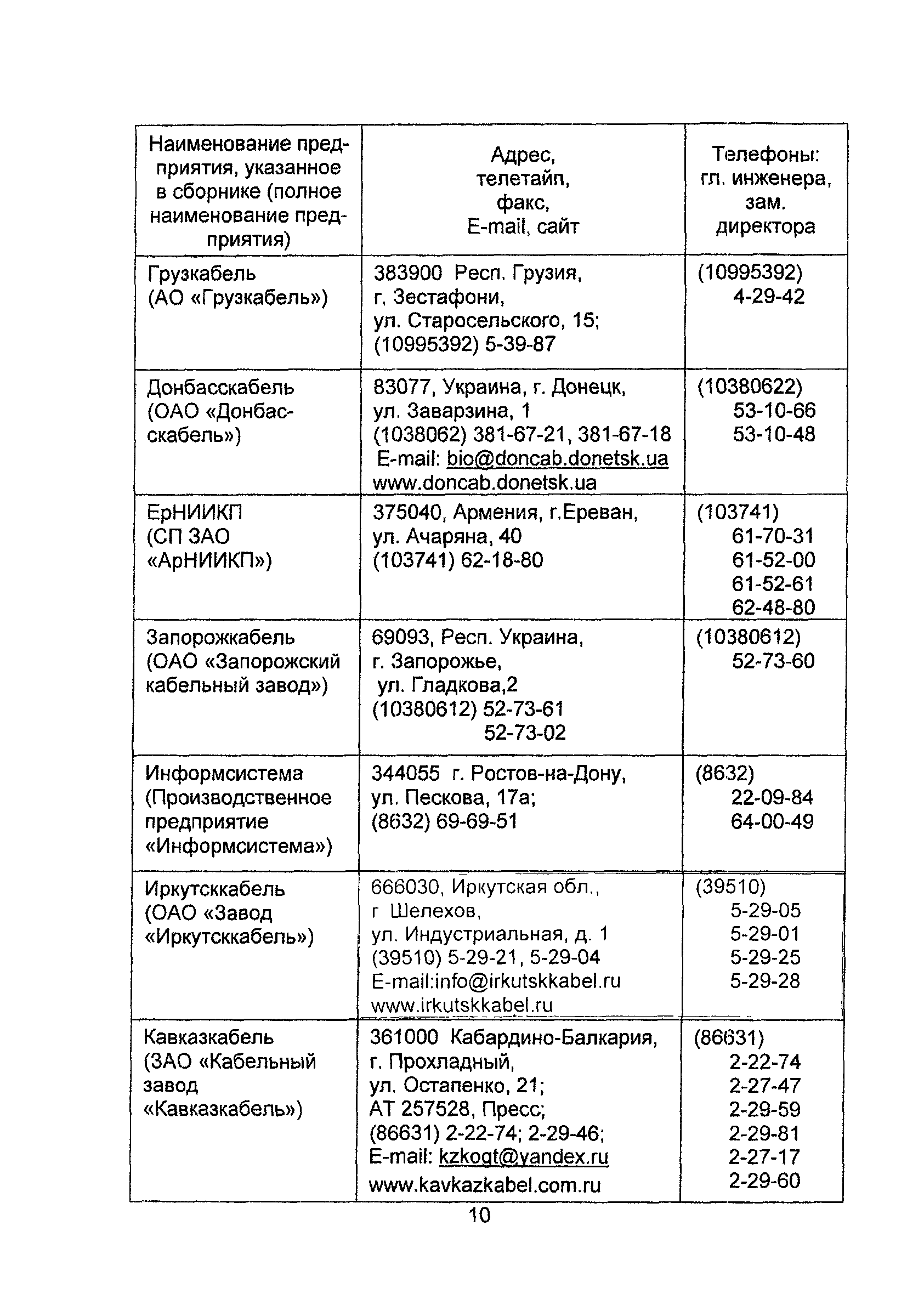 Информационно-технический сборник 