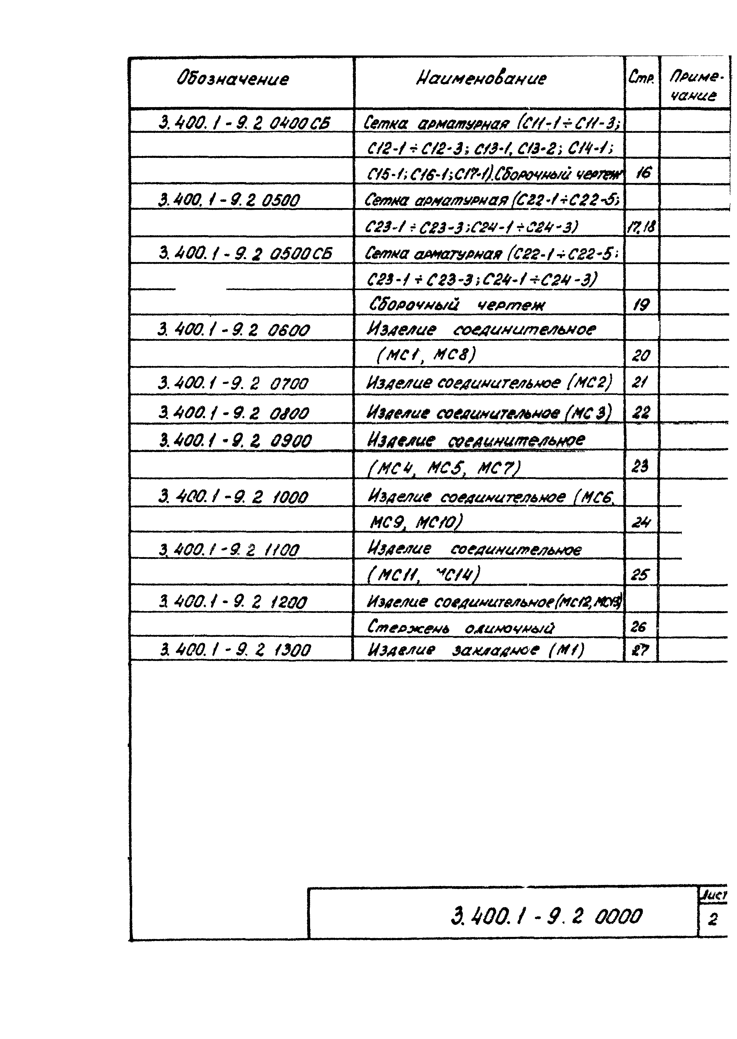 Серия 3.400.1-9