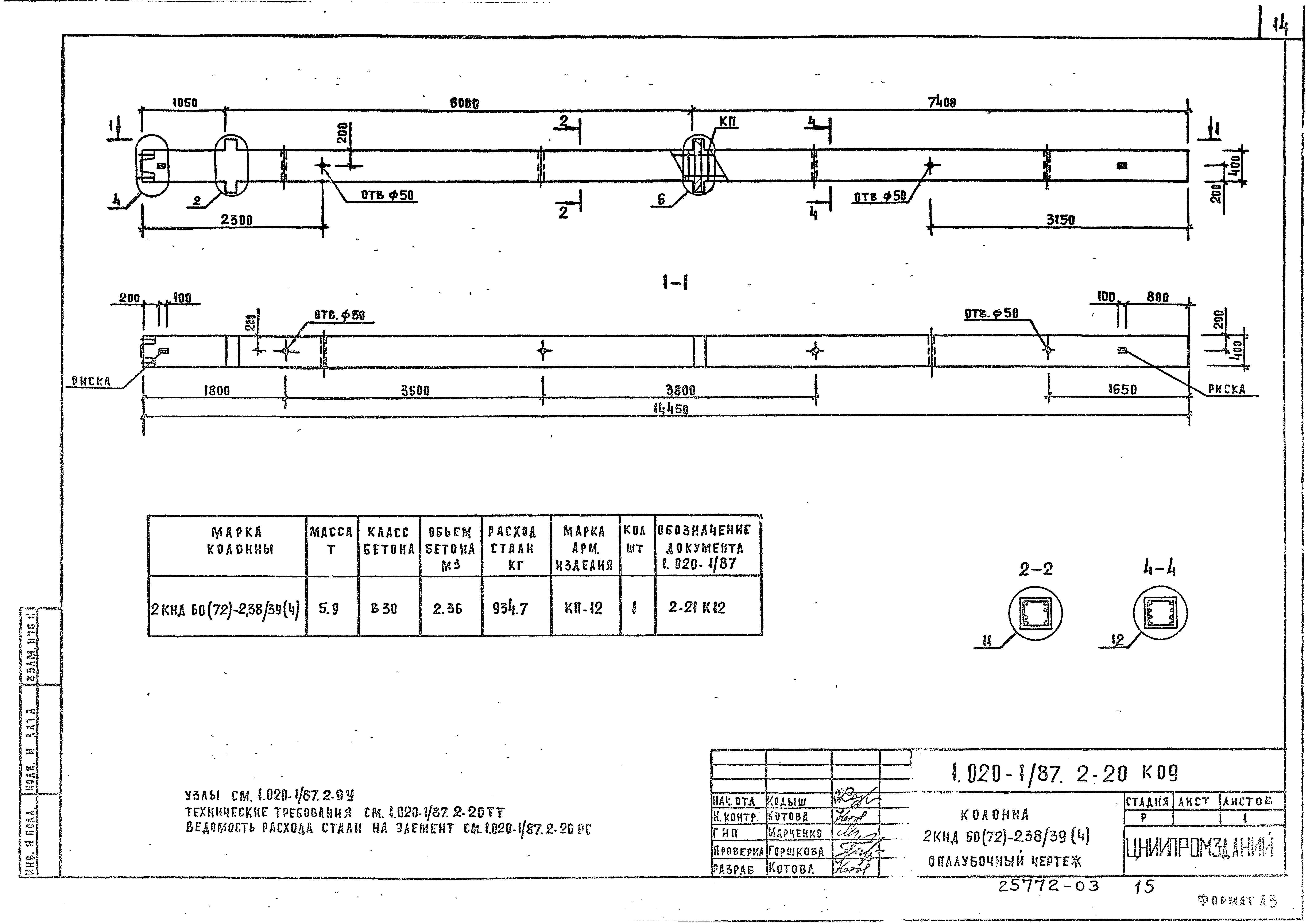 Серия 1.020-1/87