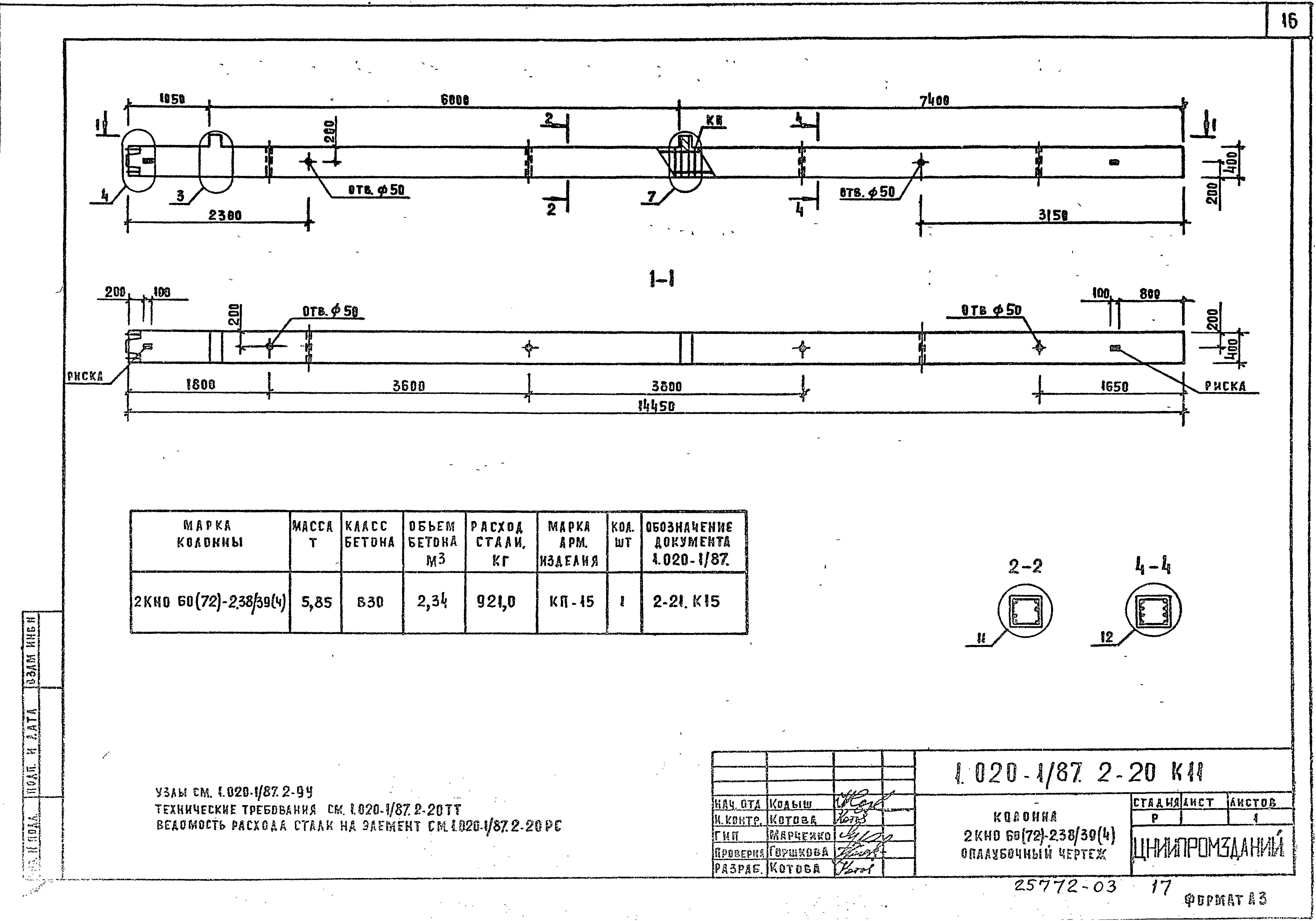 Серия 1.020-1/87