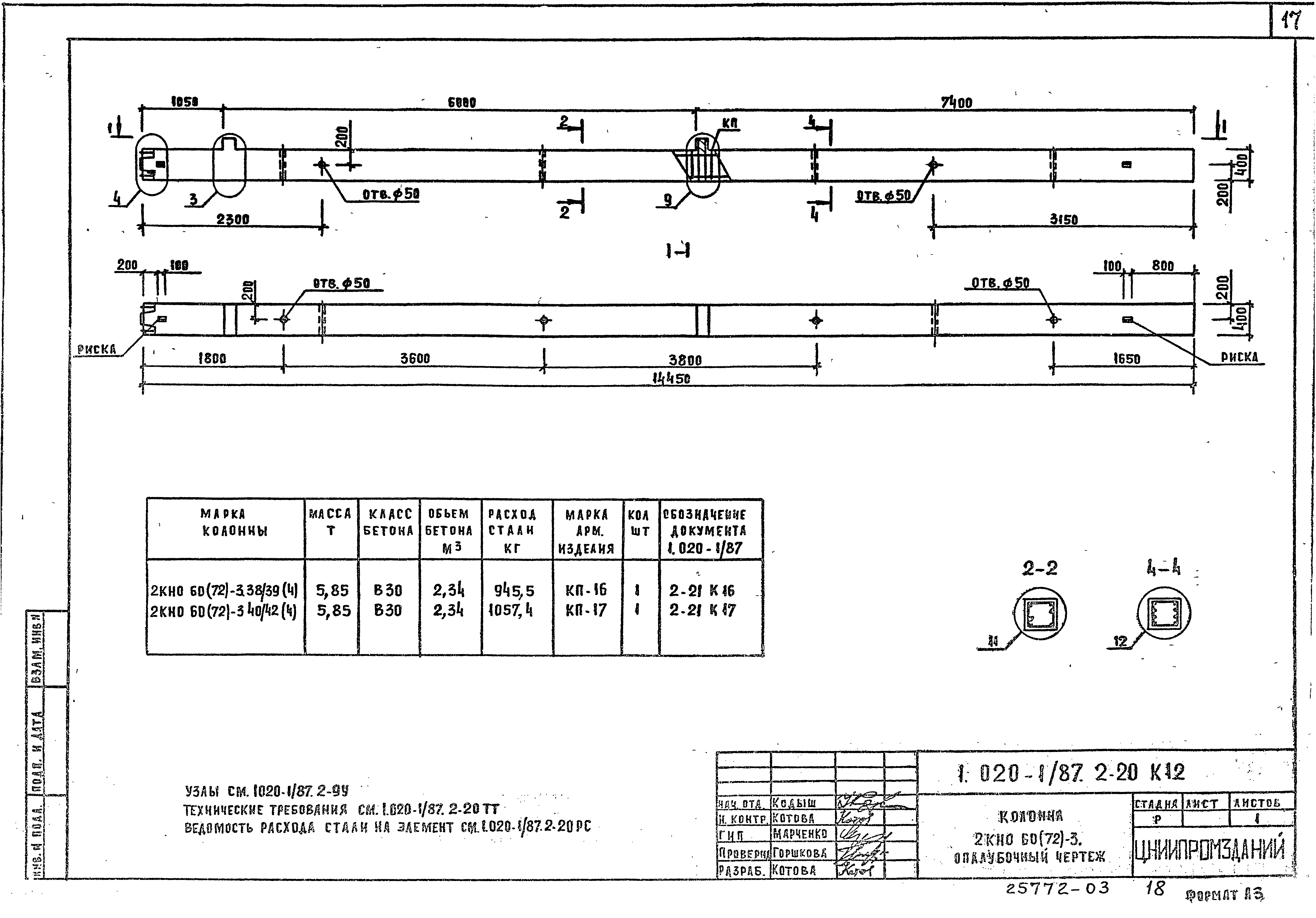 Серия 1.020-1/87