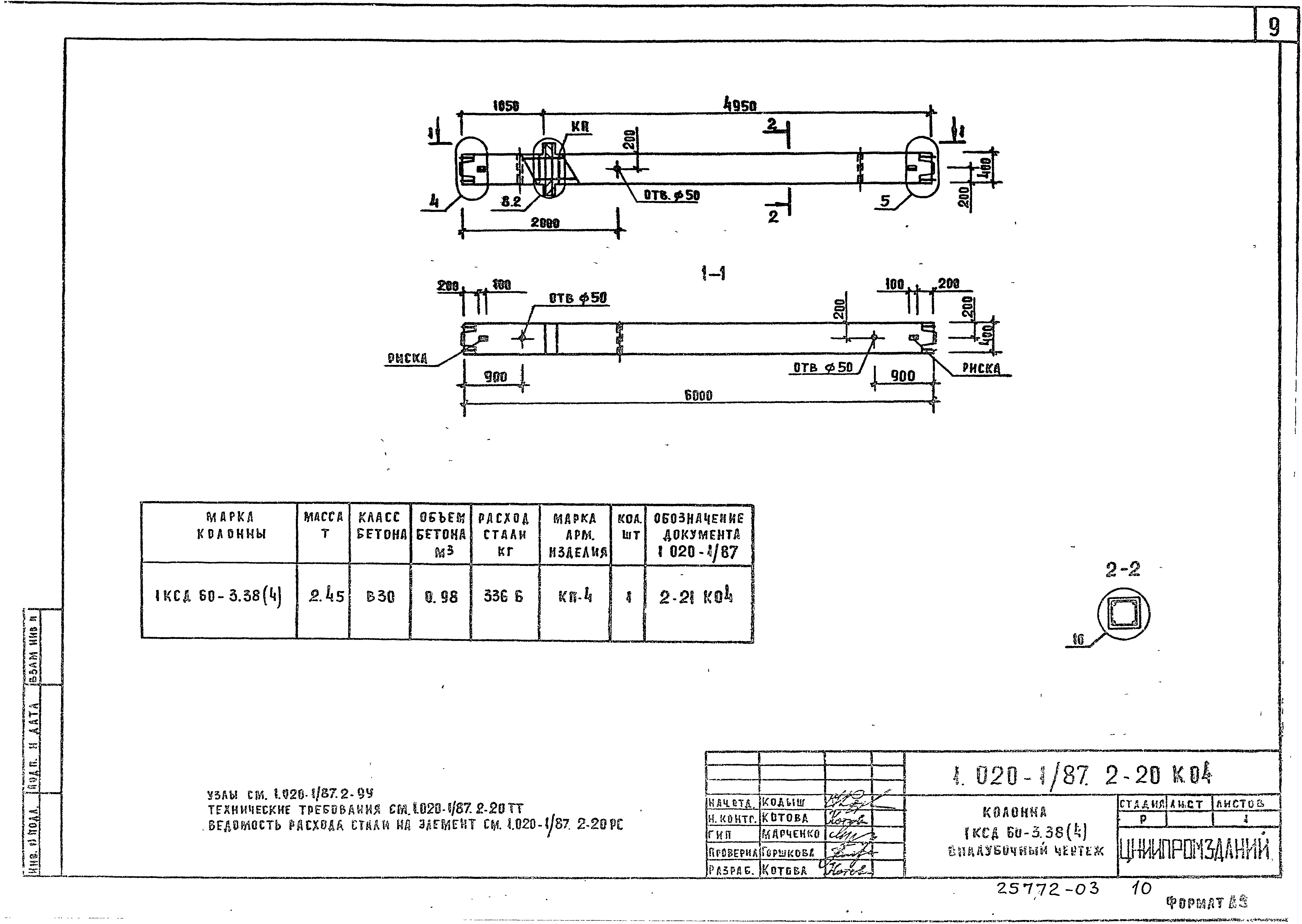 Серия 1.020-1/87