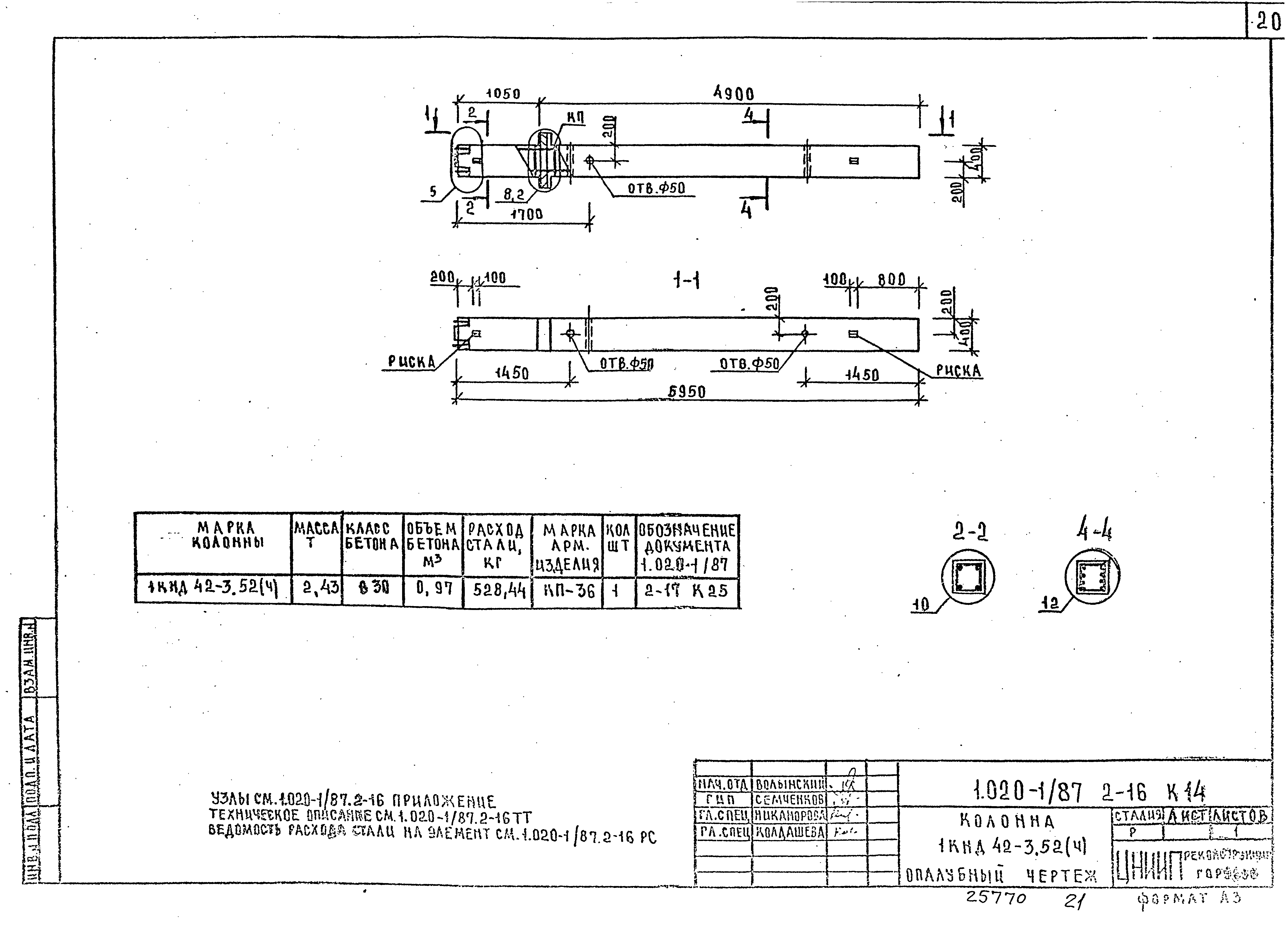 Серия 1.020-1/87