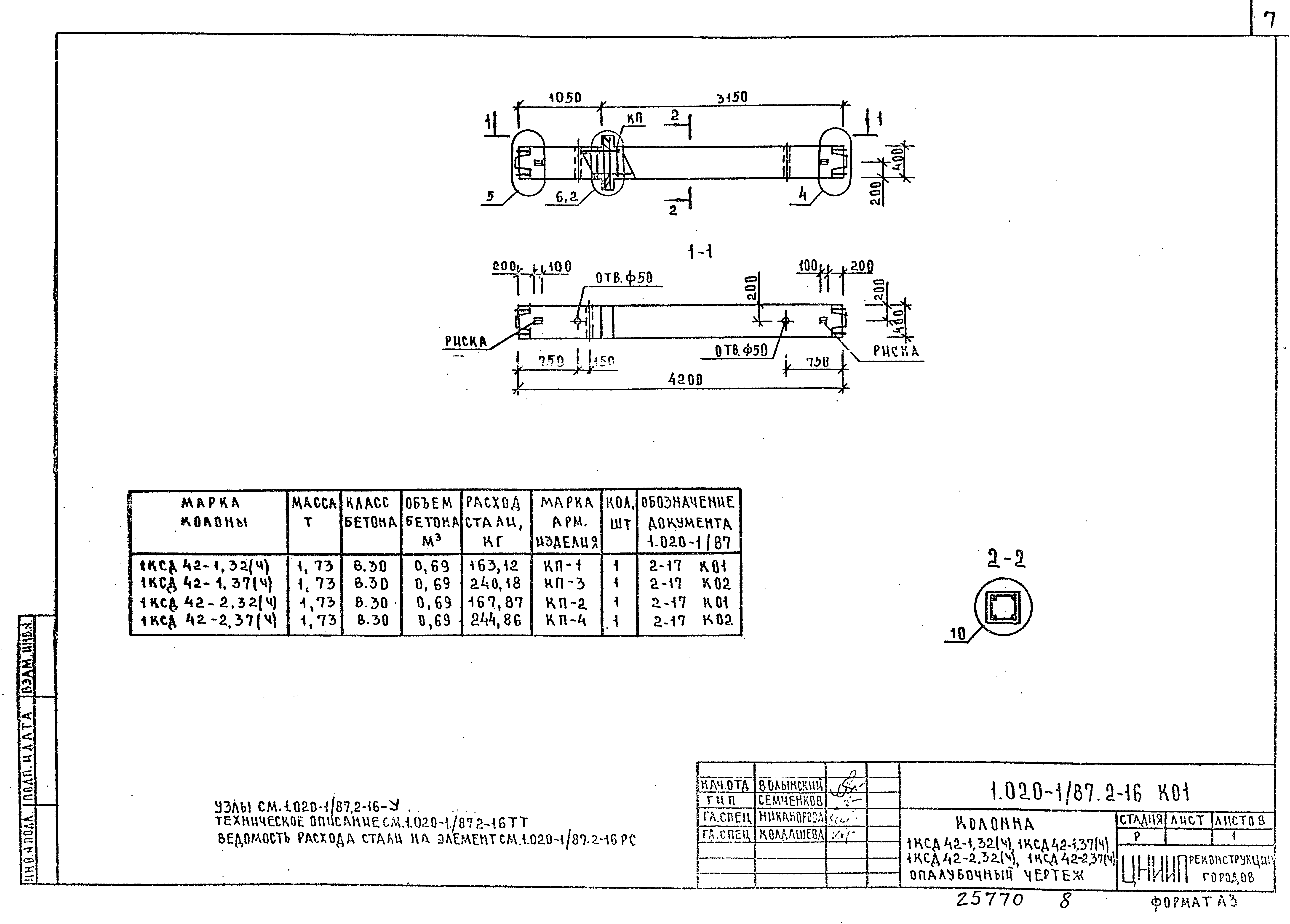 Серия 1.020-1/87