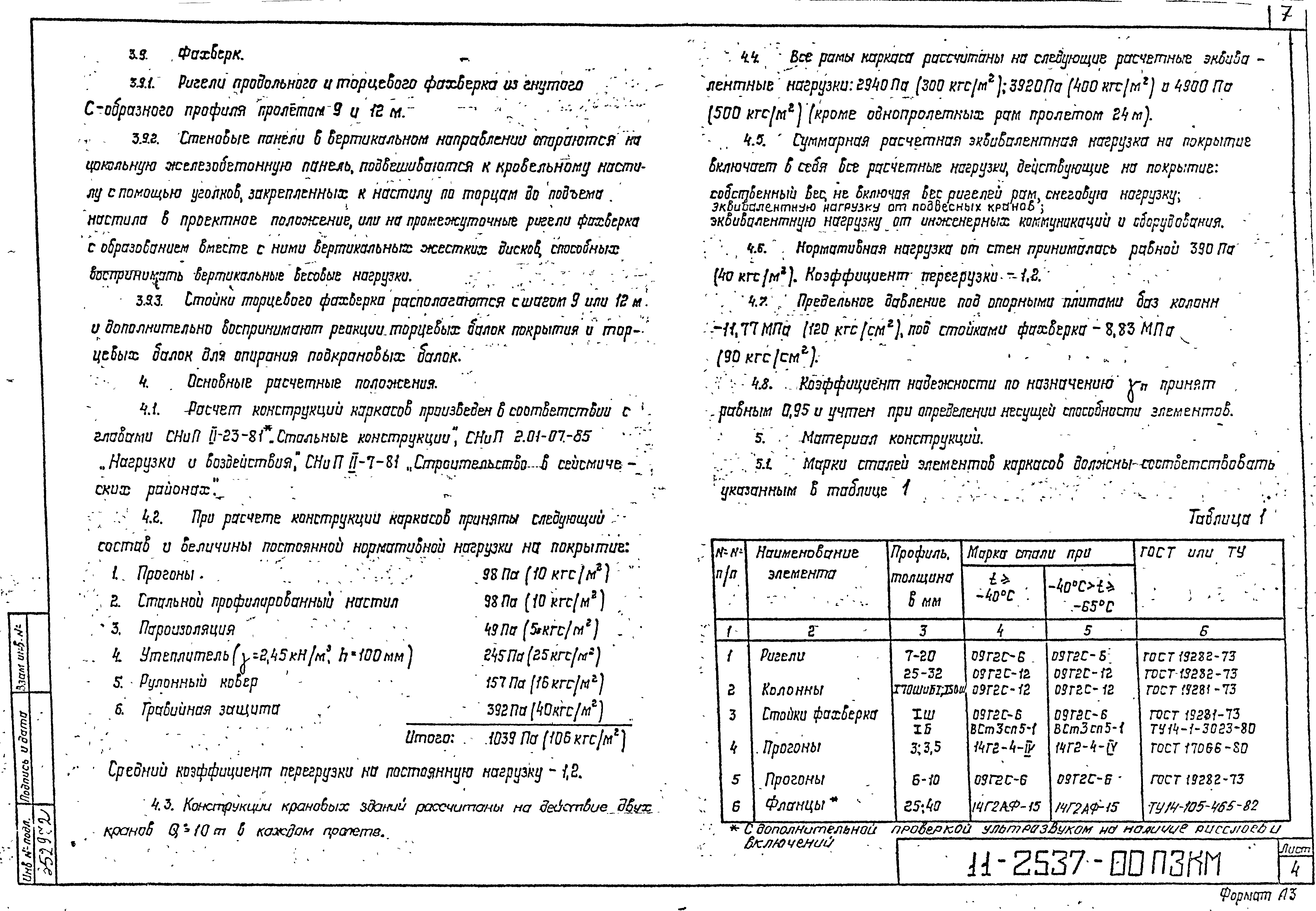 Шифр 11-2537КМ