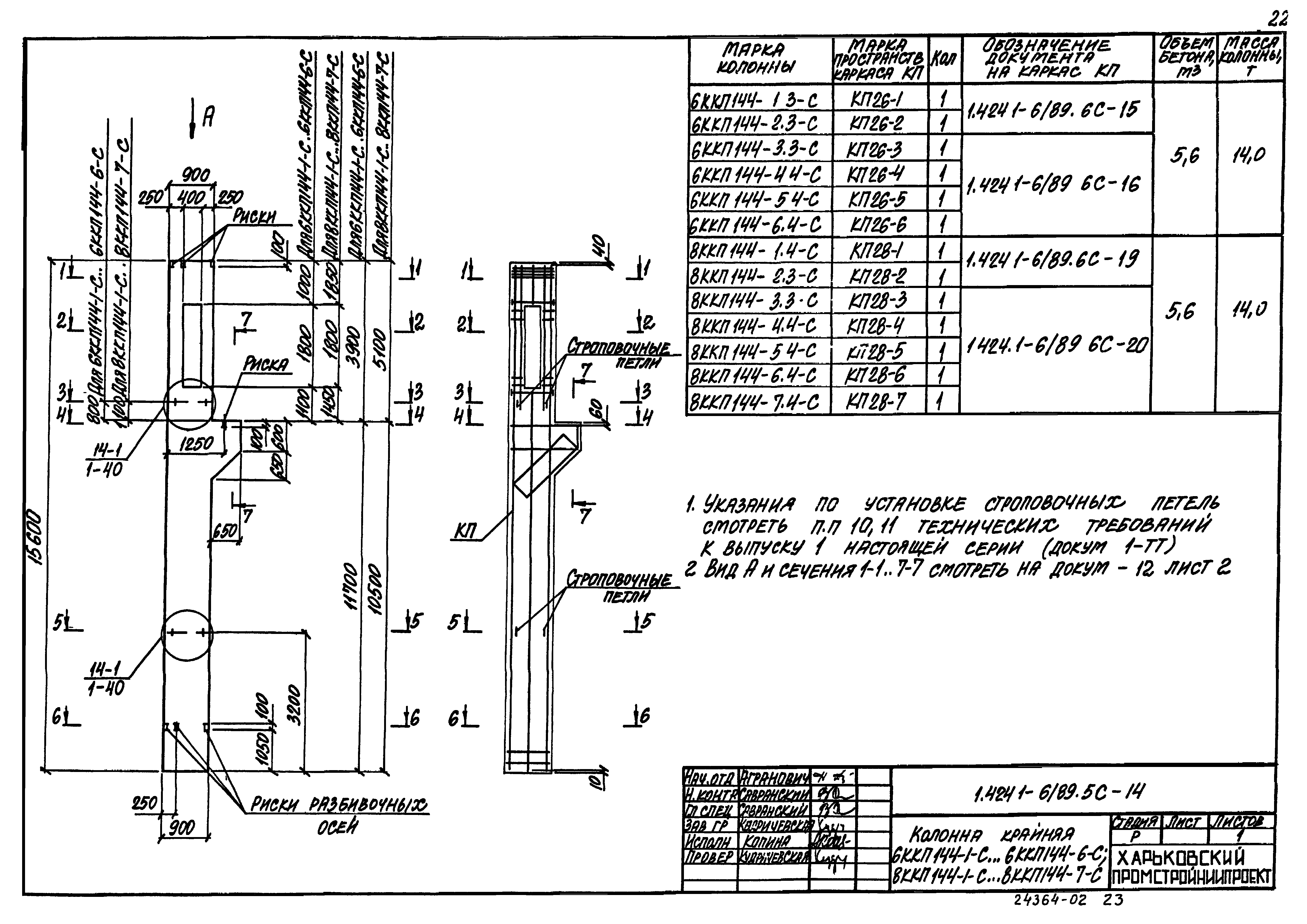 Серия 1.424.1-6/89