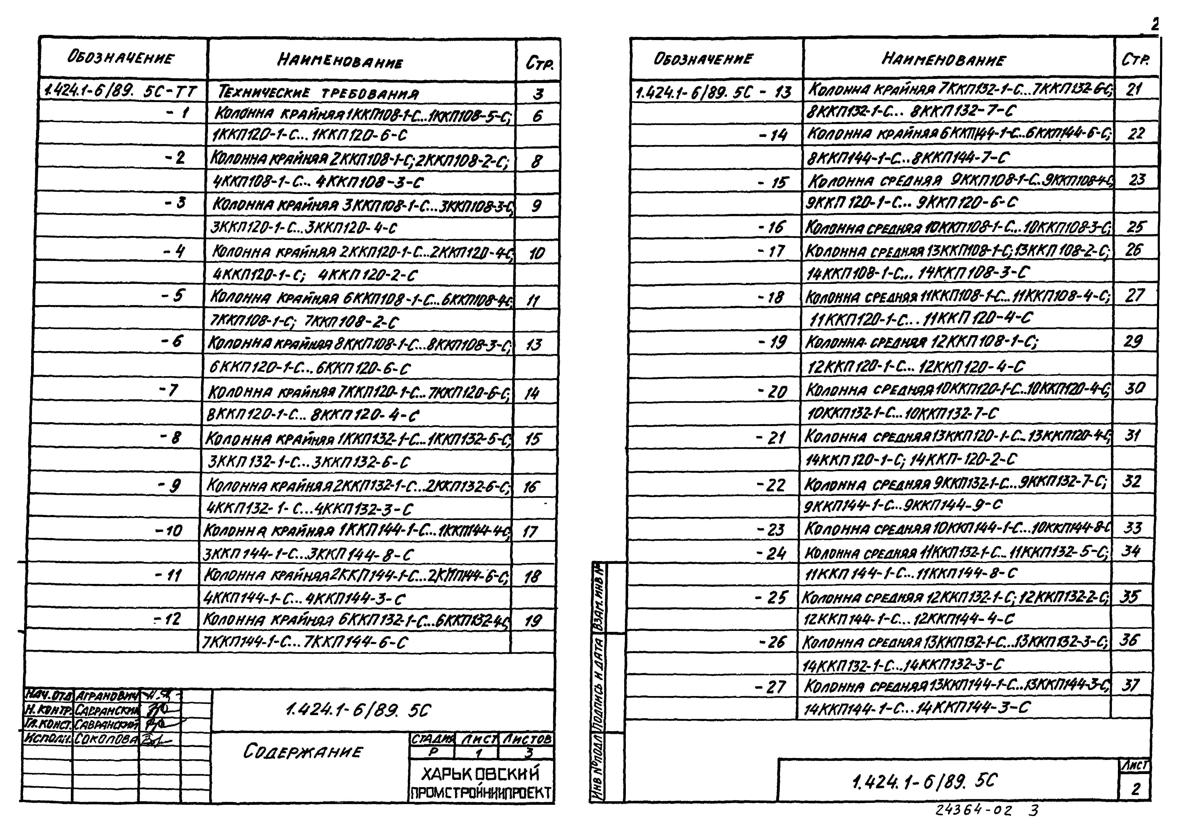 Серия 1.424.1-6/89