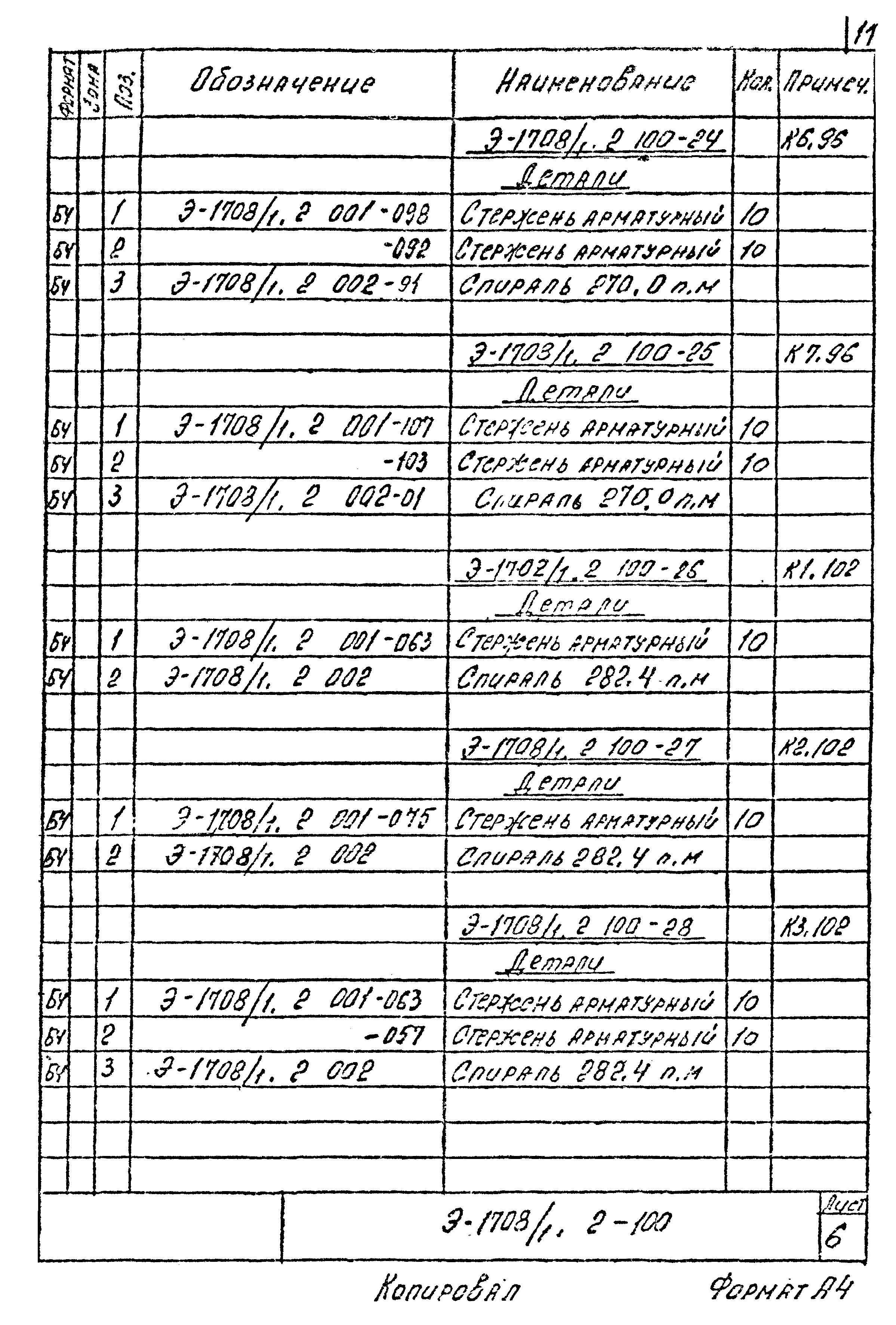 Шифр Э-1708/1