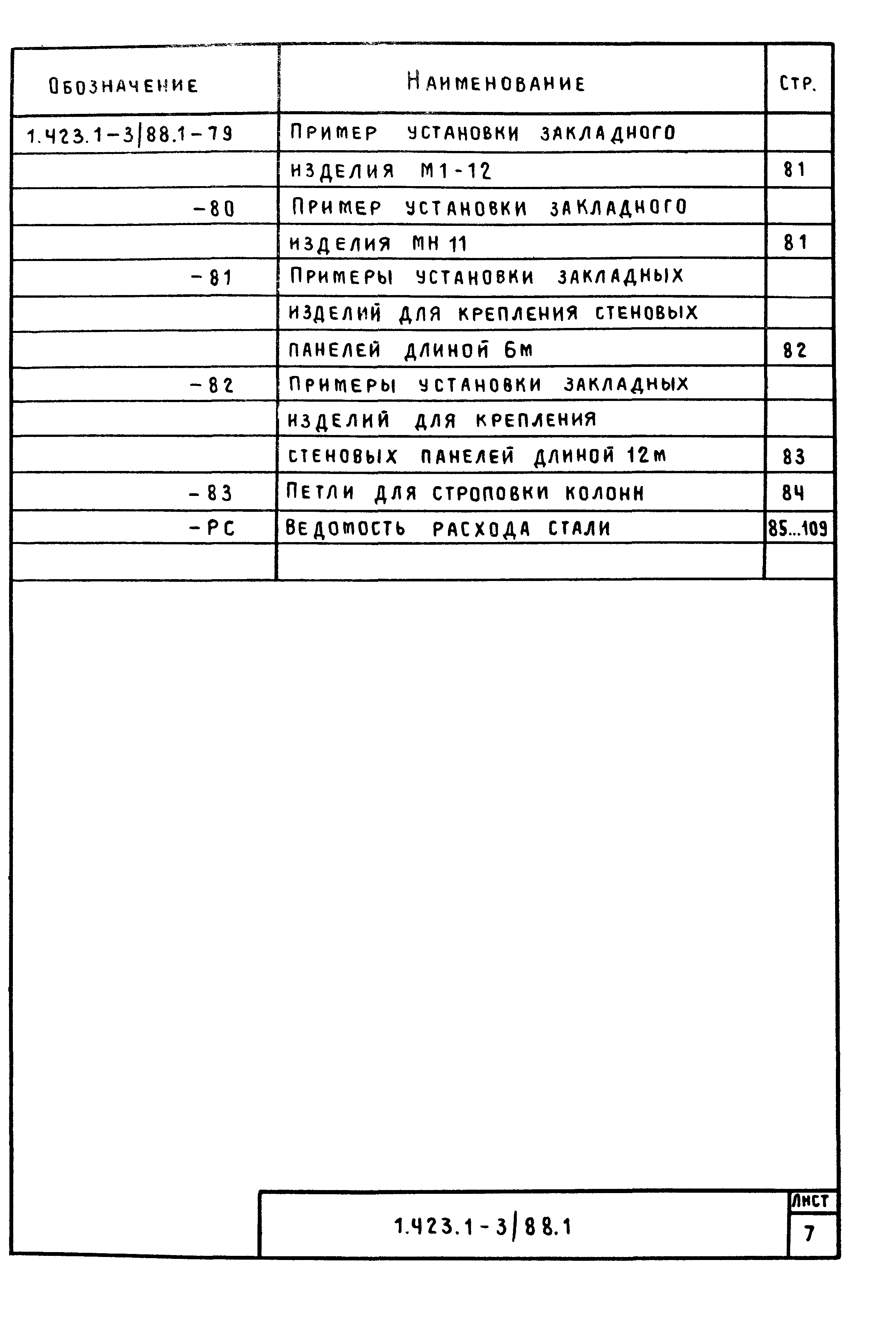 Серия 1.423.1-3/88