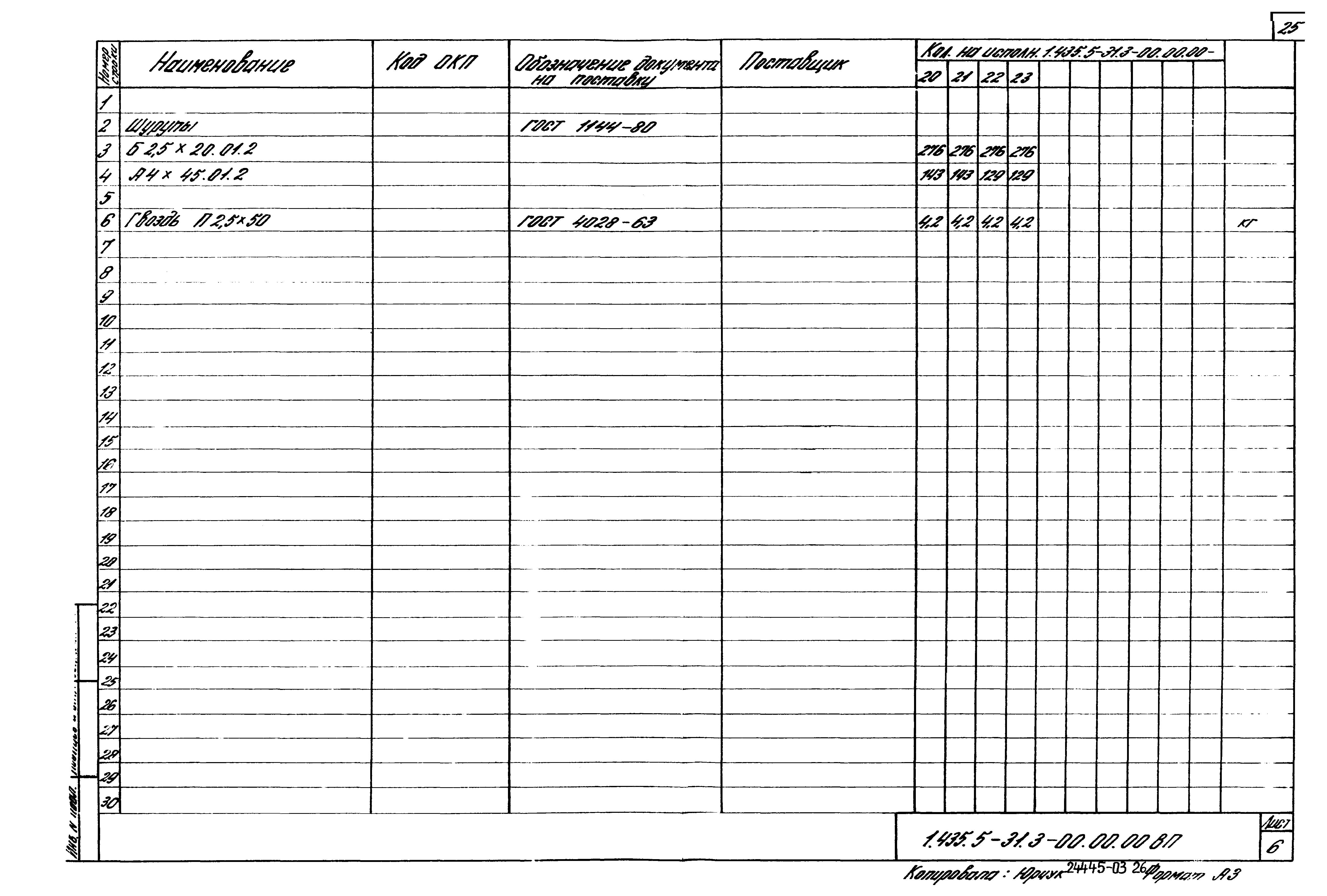 Серия 1.435.5-31