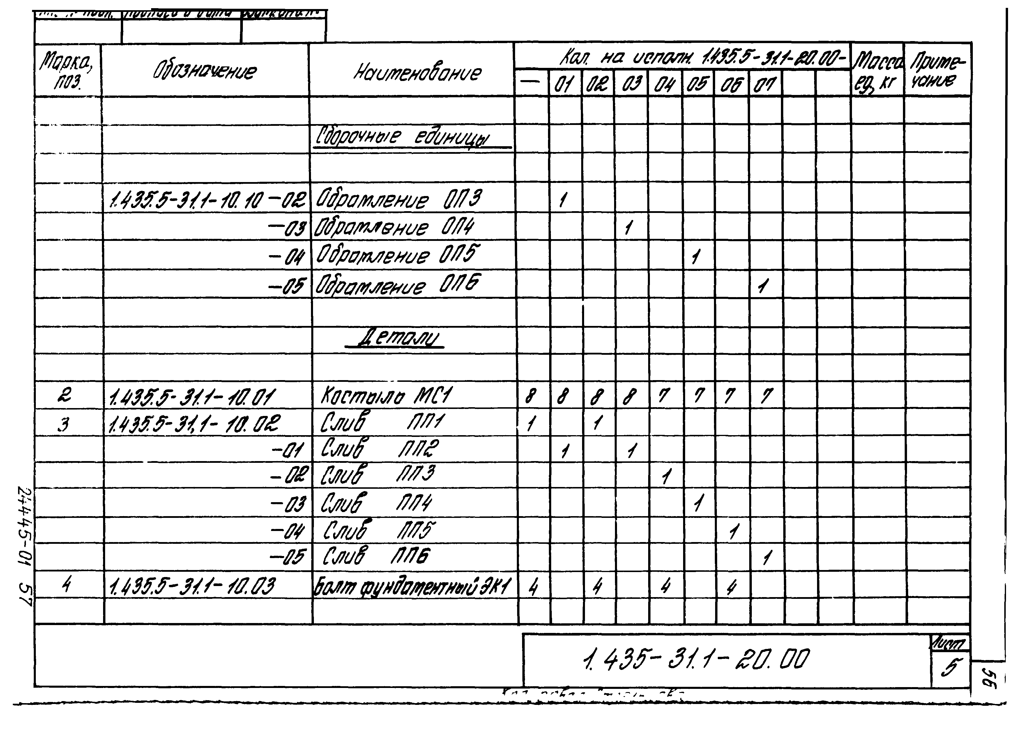 Серия 1.435.5-31