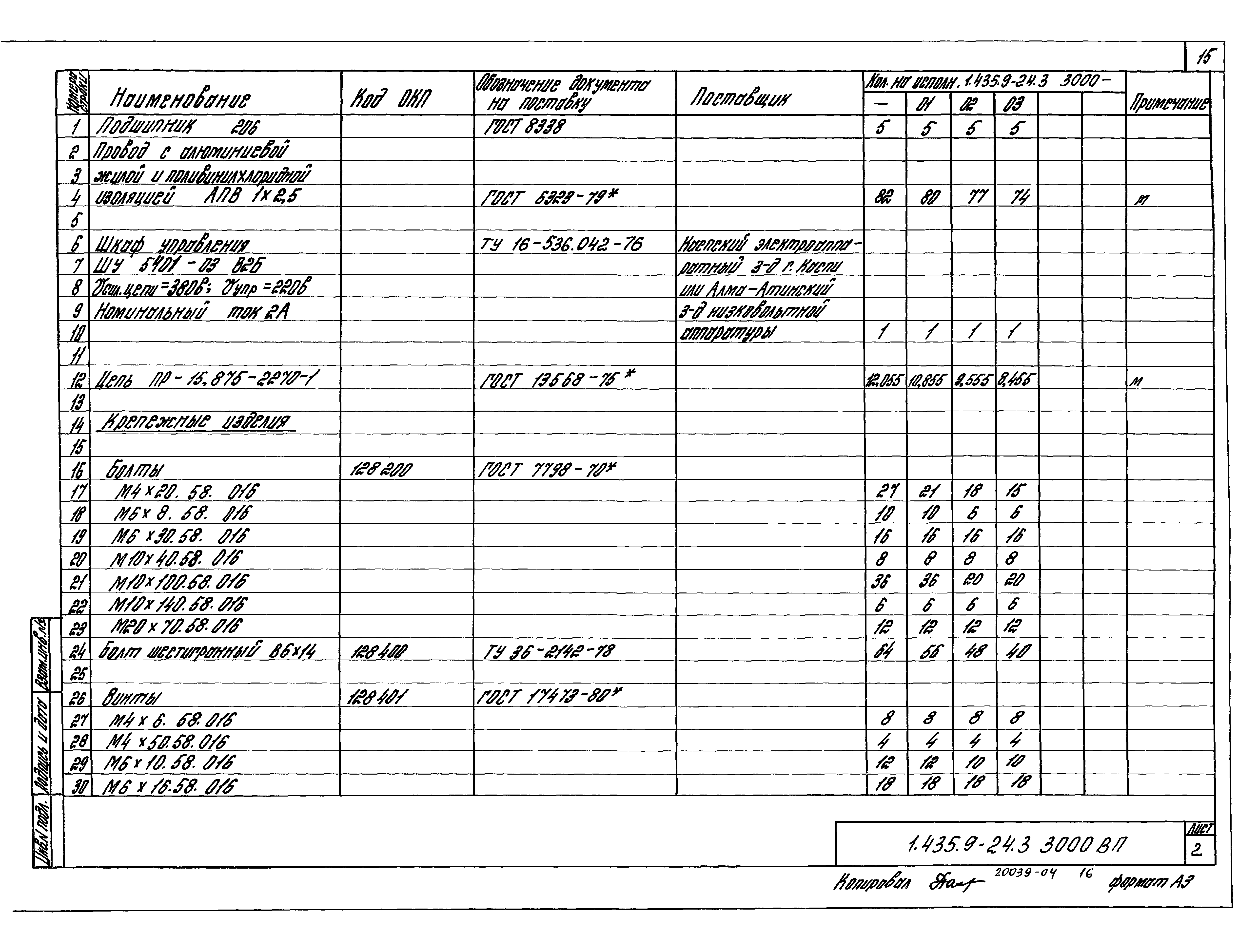 Серия 1.435.9-24