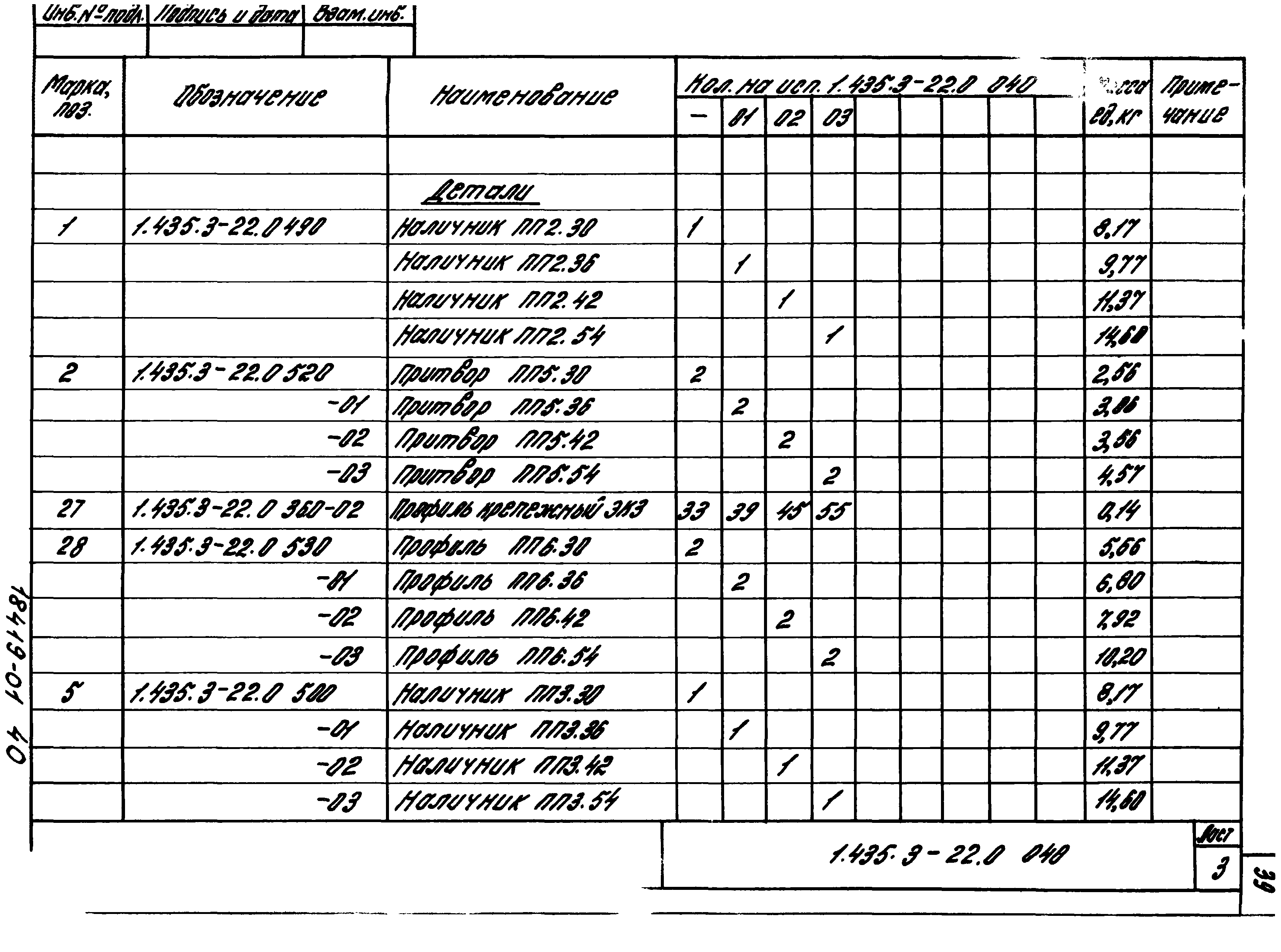 Серия 1.435.3-22