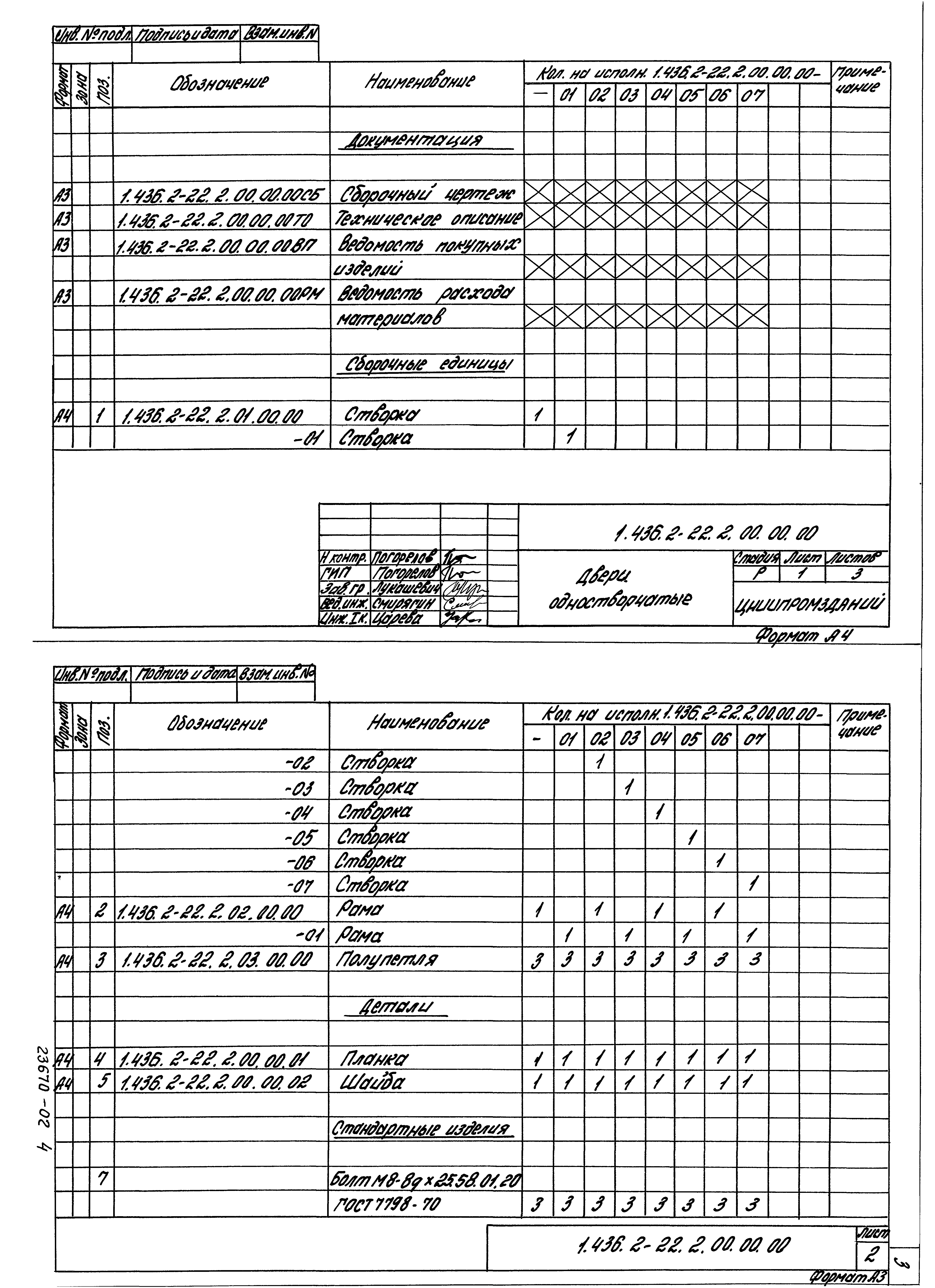 Серия 1.436.2-22