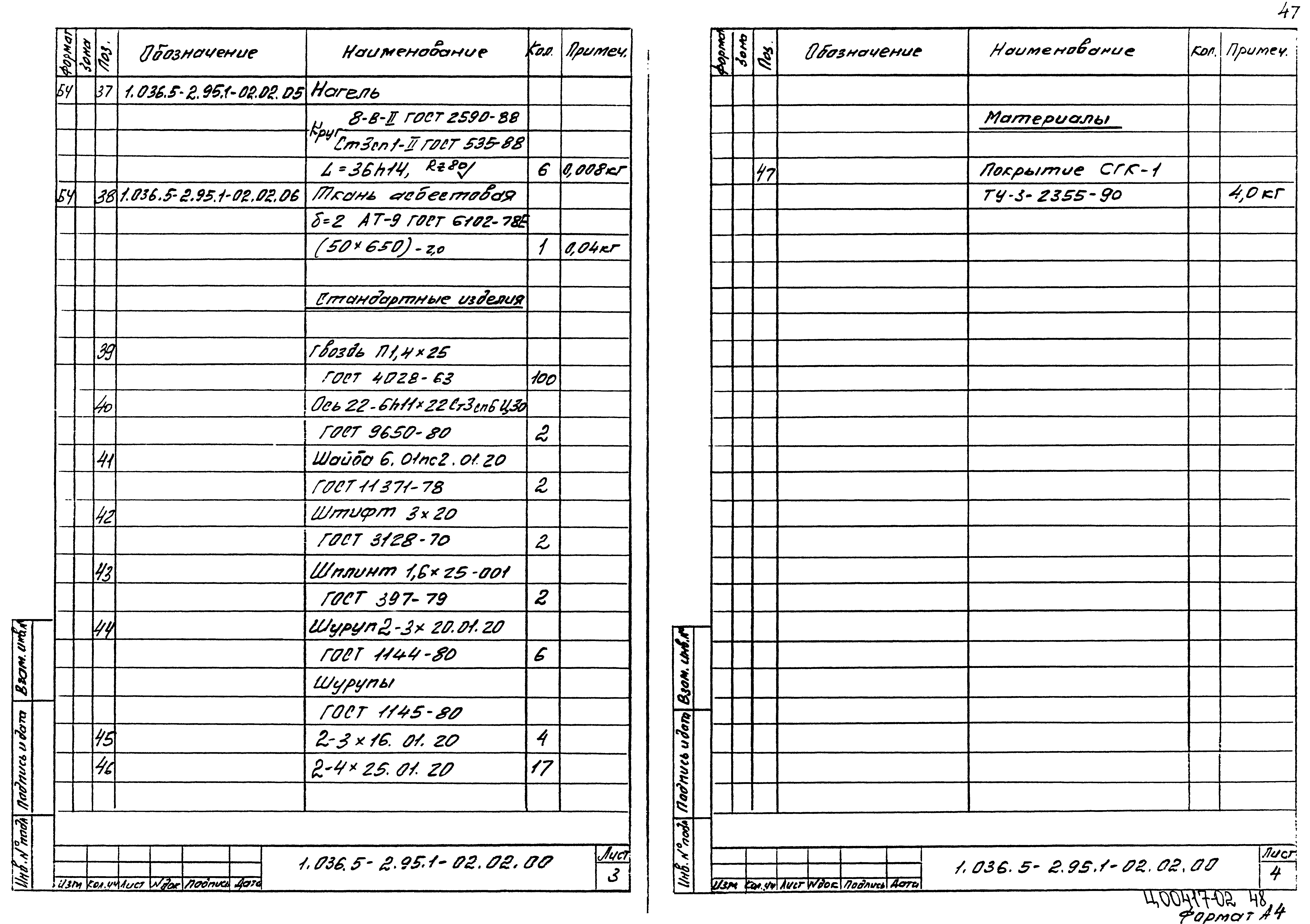 Серия 1.036.5-2.95