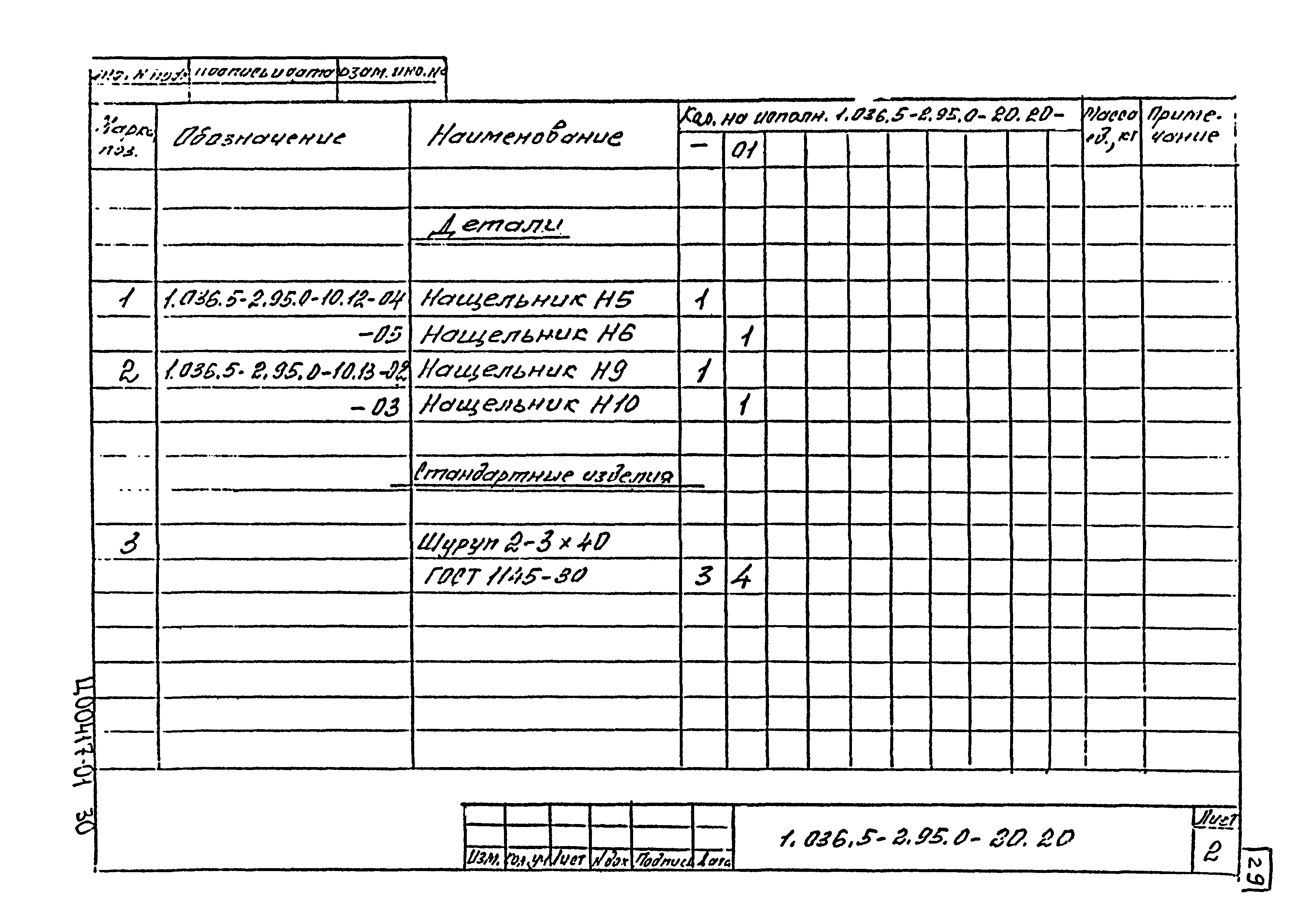 Серия 1.036.5-2.95