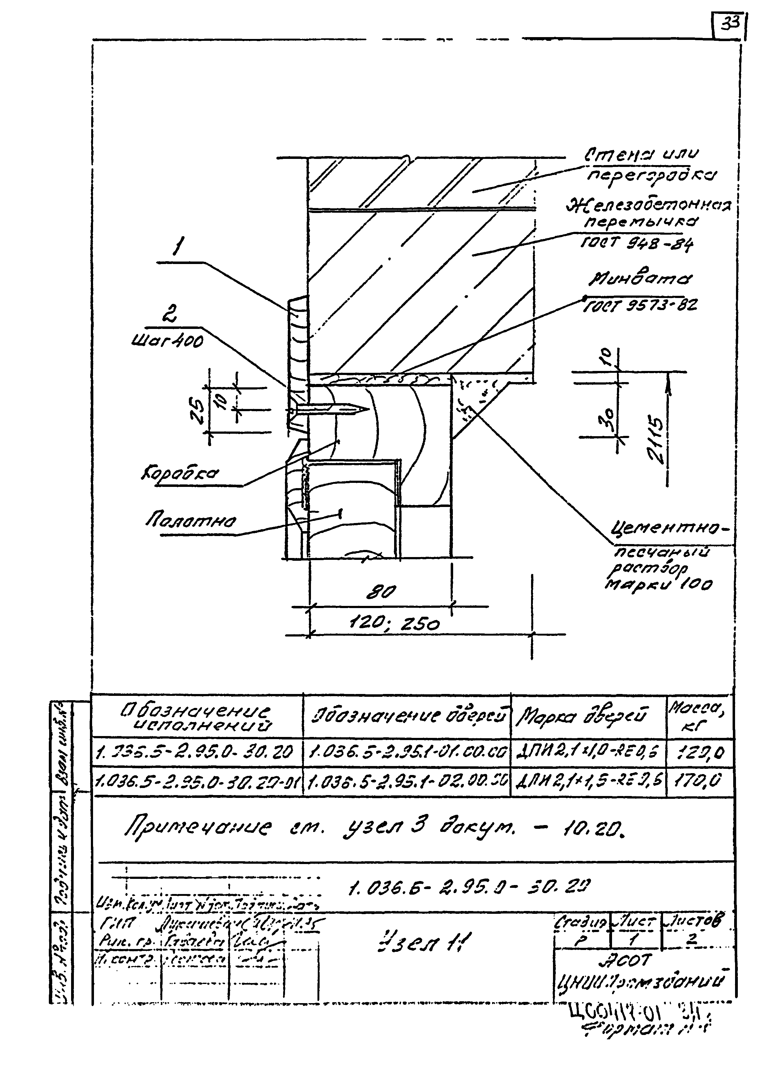 Серия 1.036.5-2.95