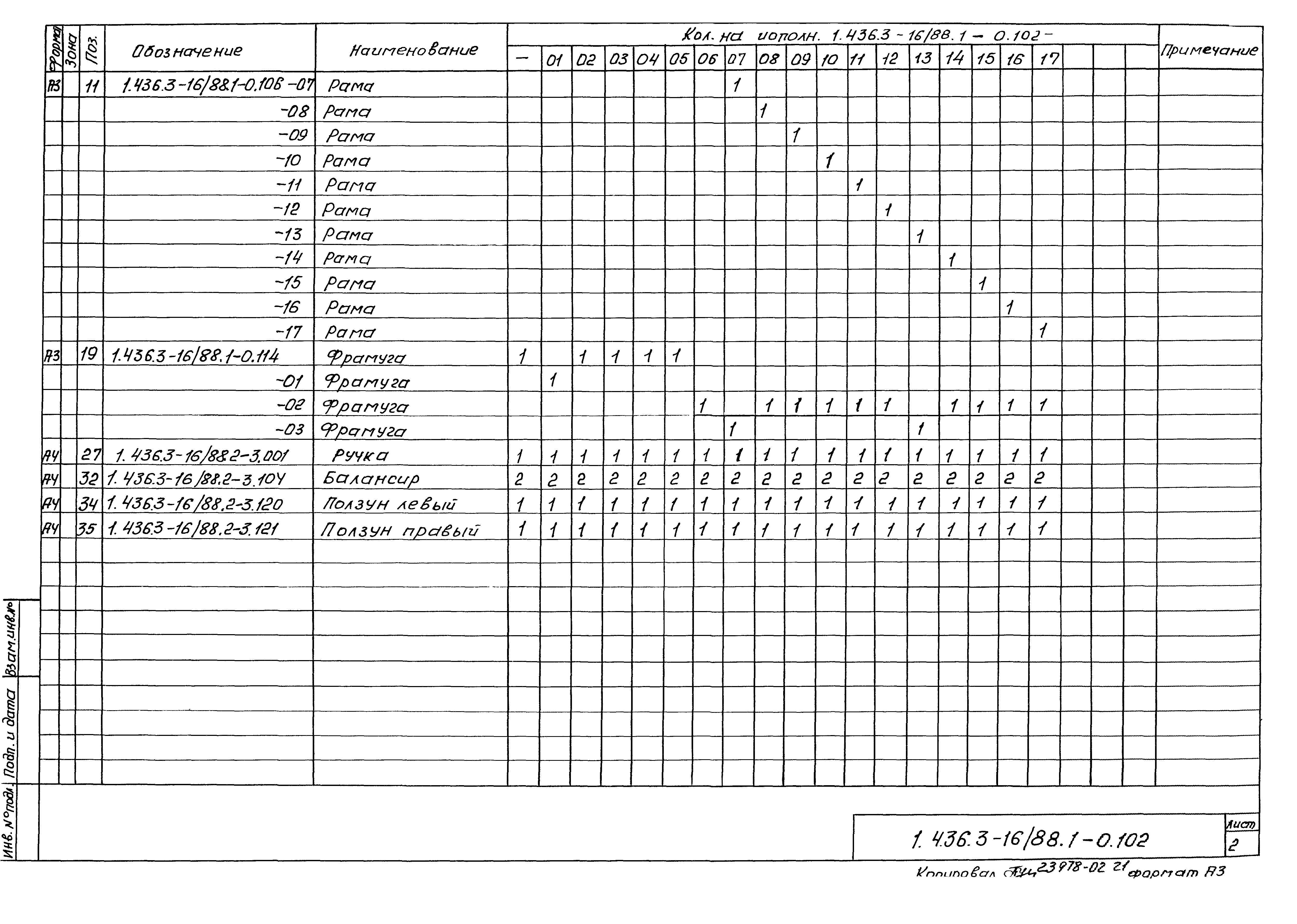 Серия 1.436.3-16/88