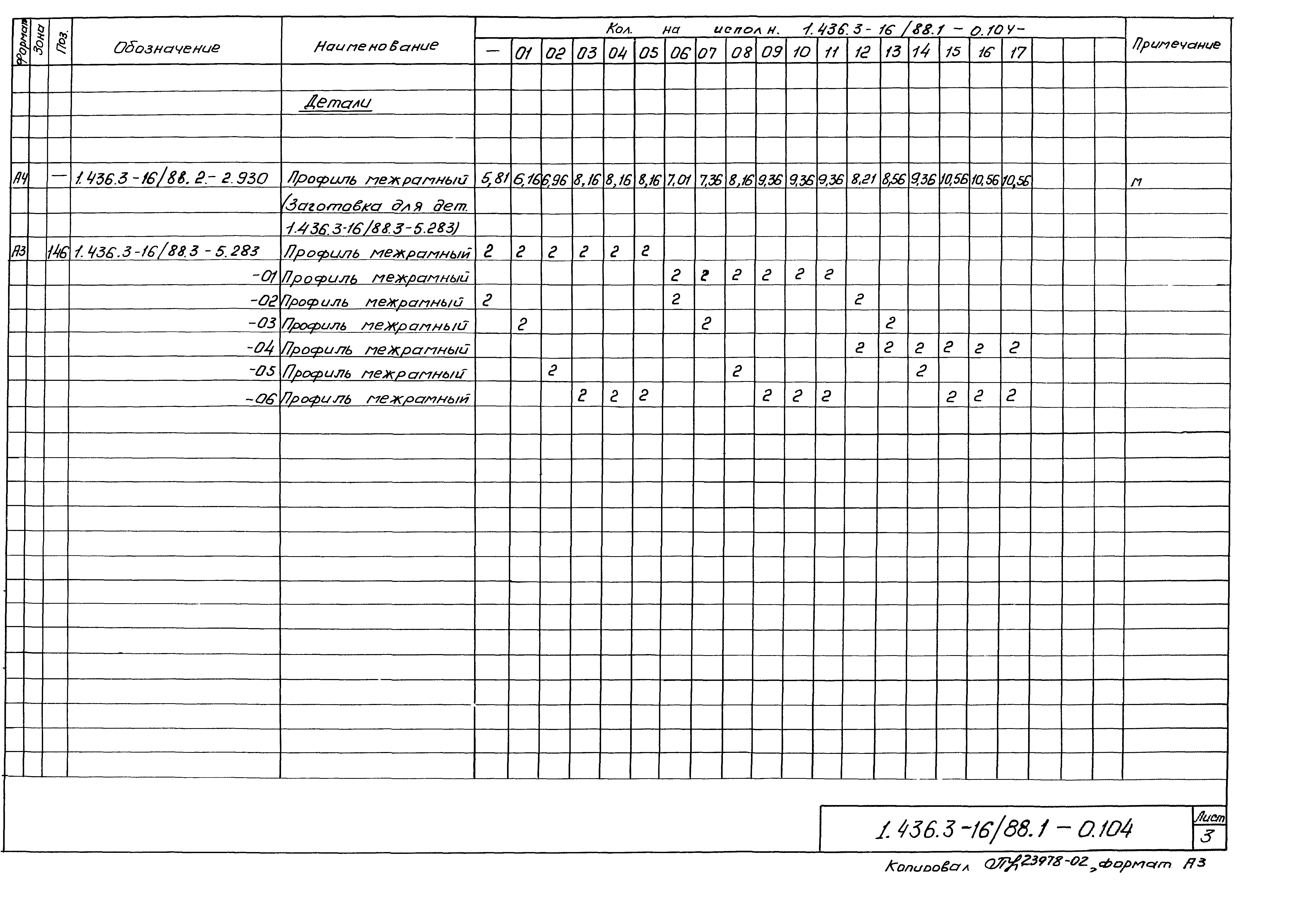 Серия 1.436.3-16/88