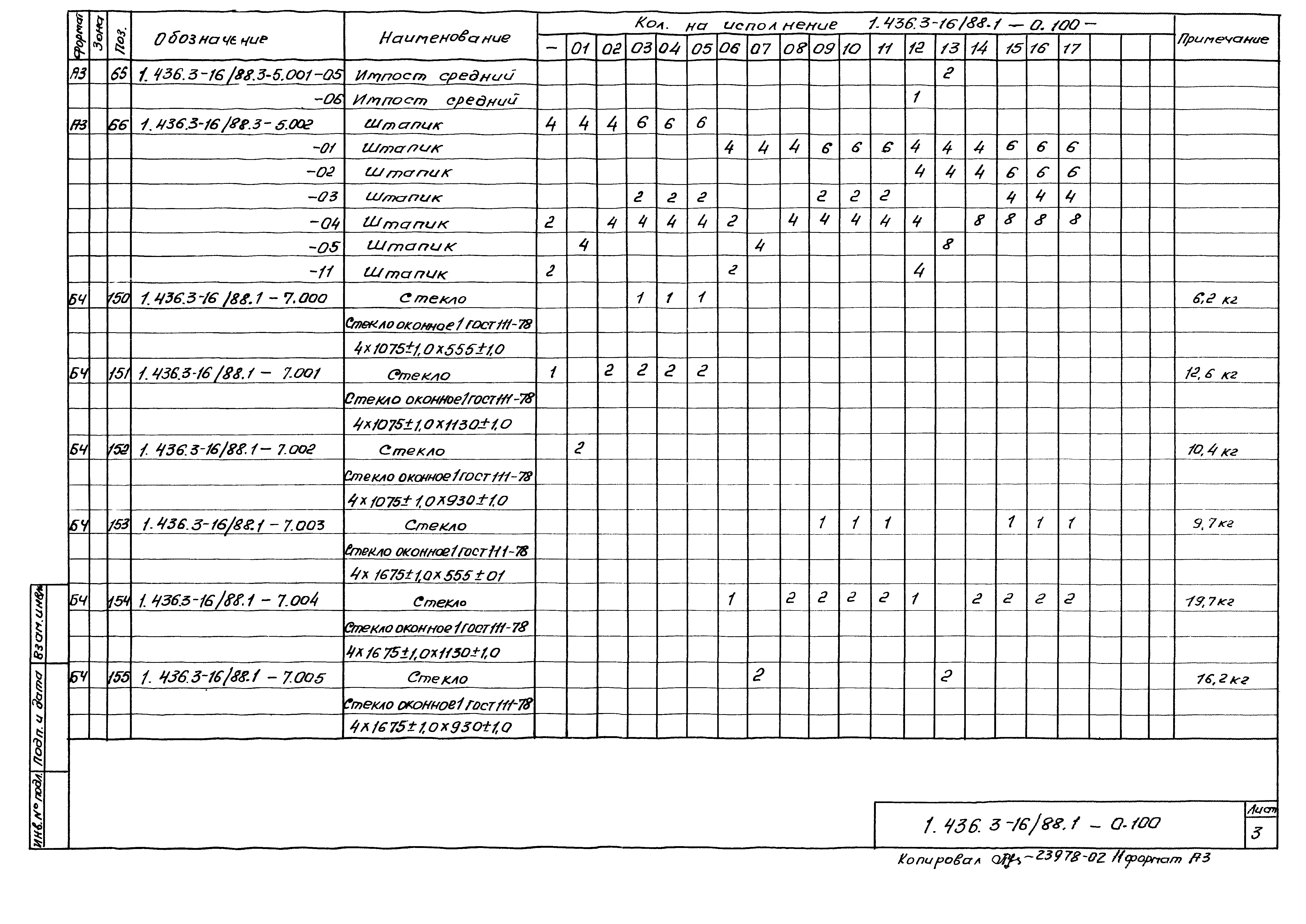 Серия 1.436.3-16/88