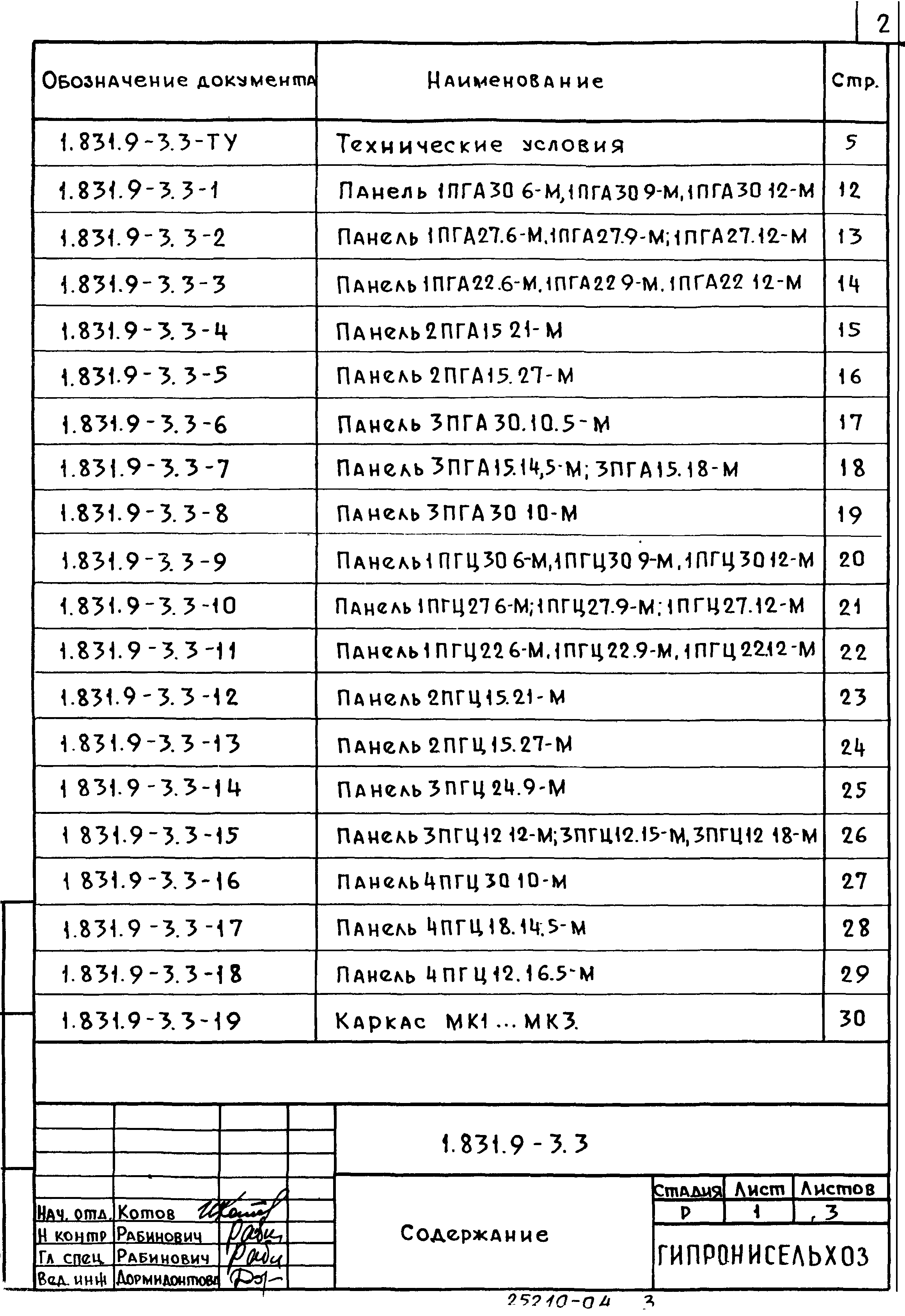 Серия 1.831.9-3