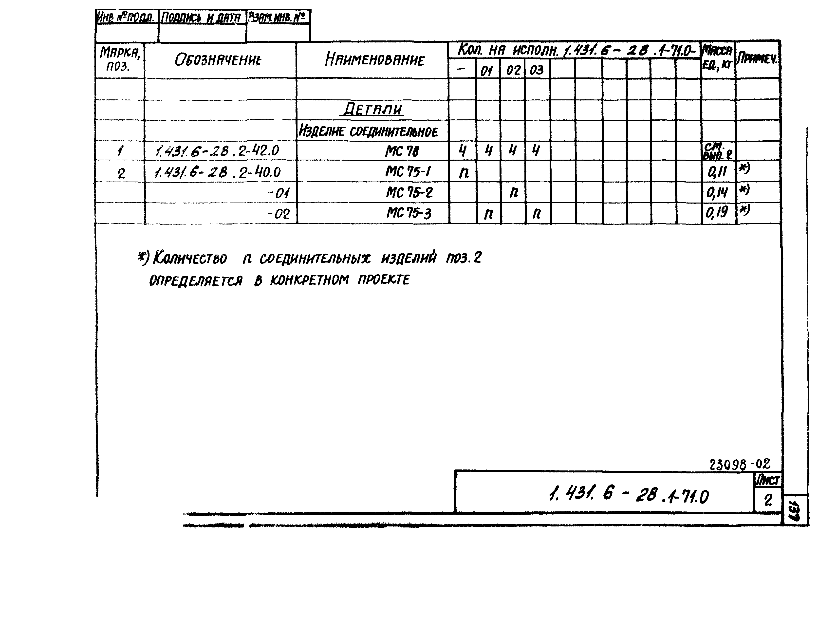 Серия 1.431.6-28