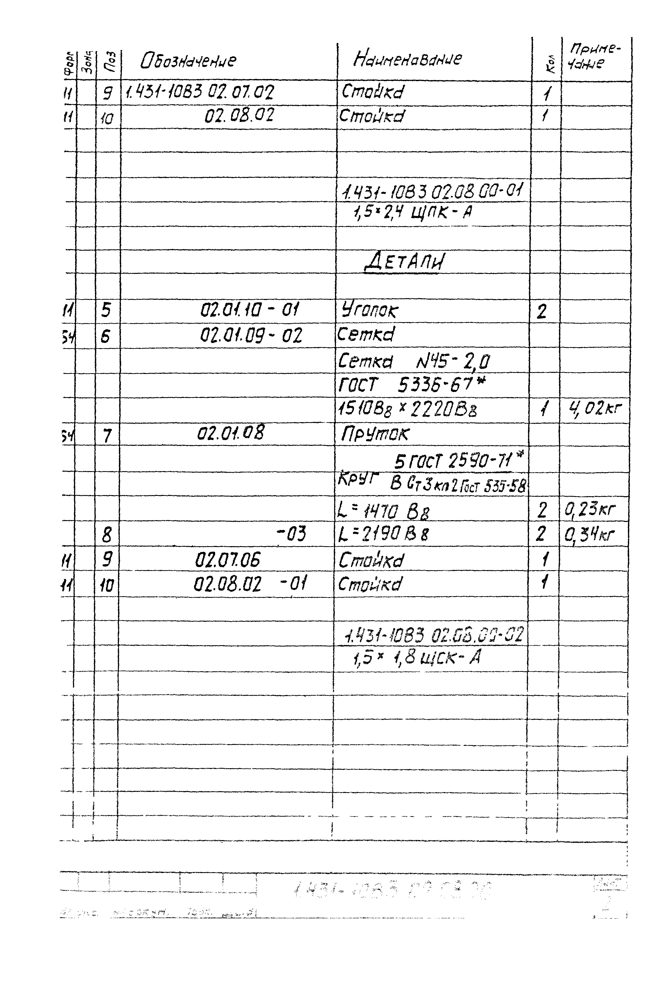 Серия 1.431-10