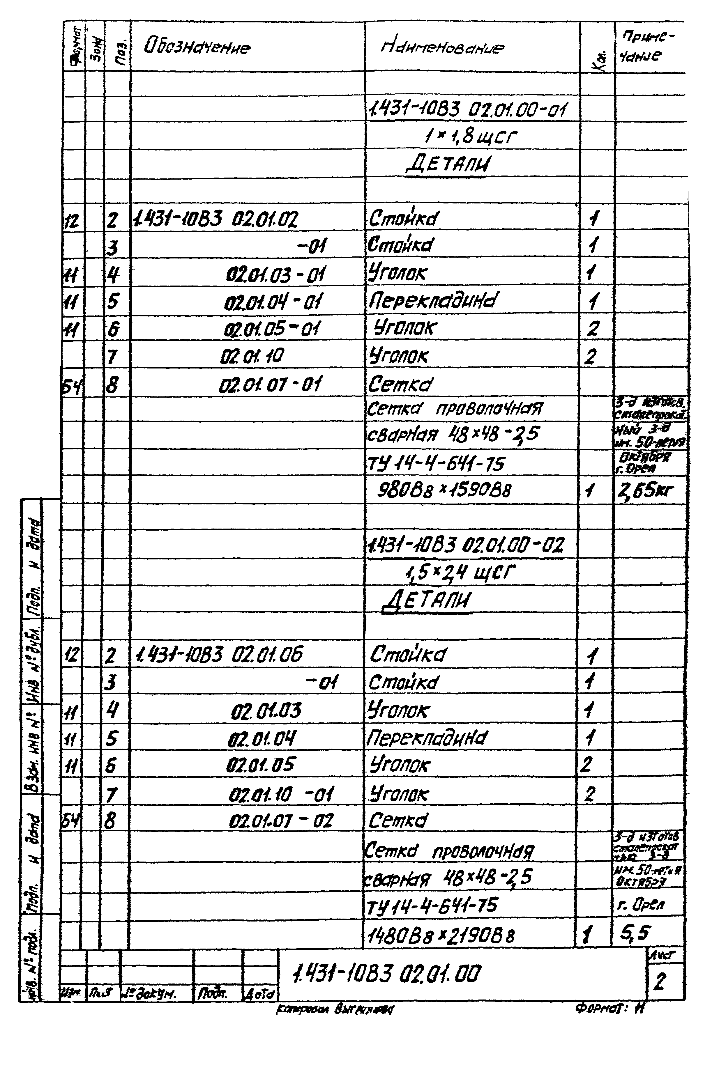 Серия 1.431-10