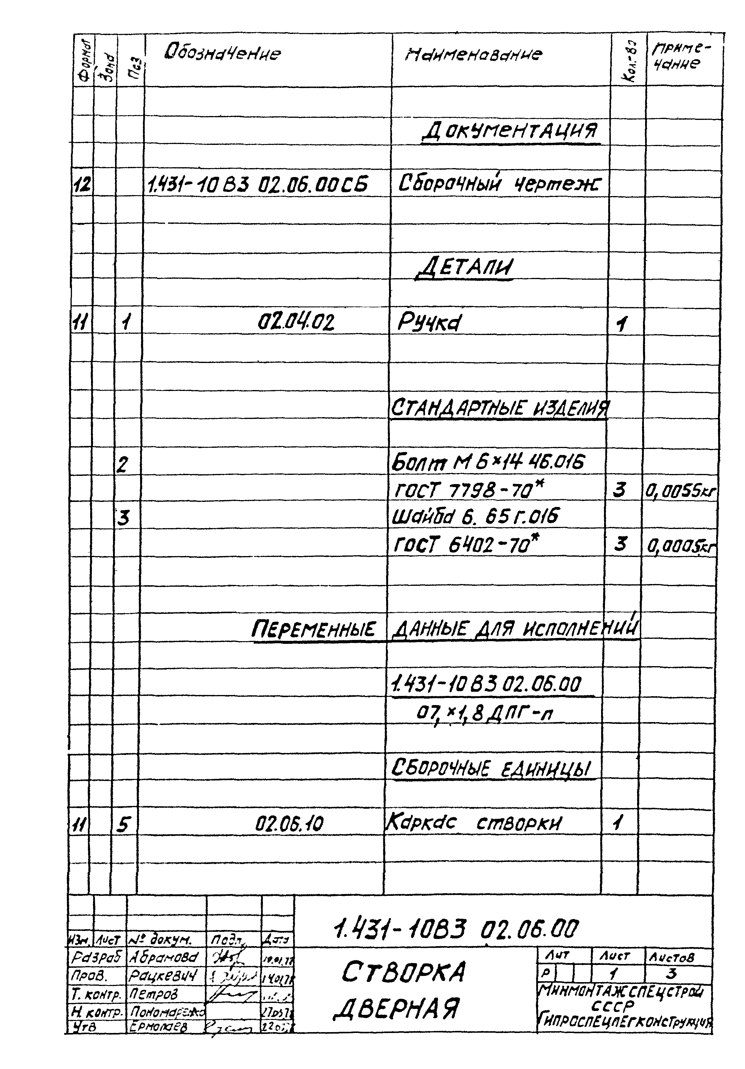 Серия 1.431-10