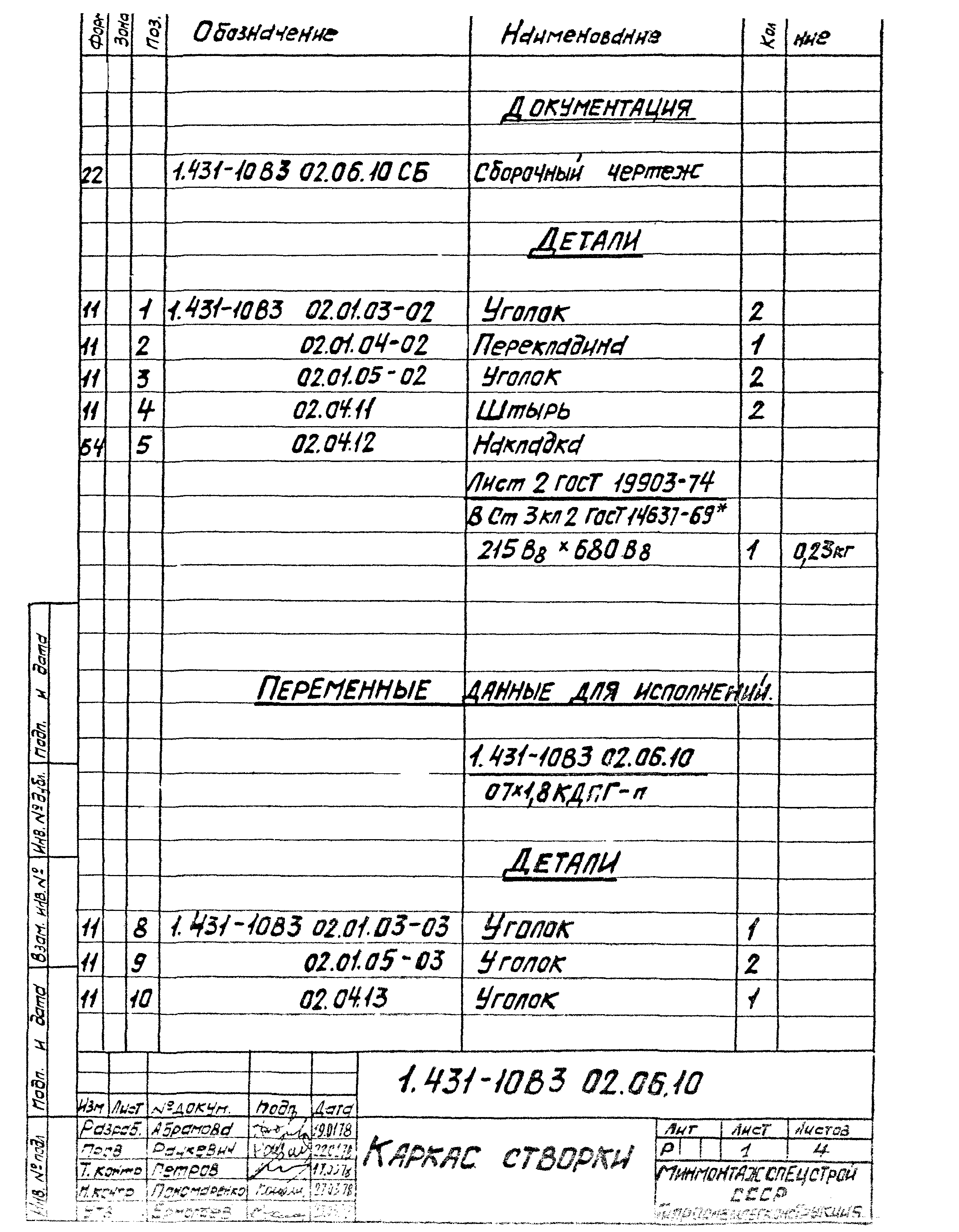 Серия 1.431-10