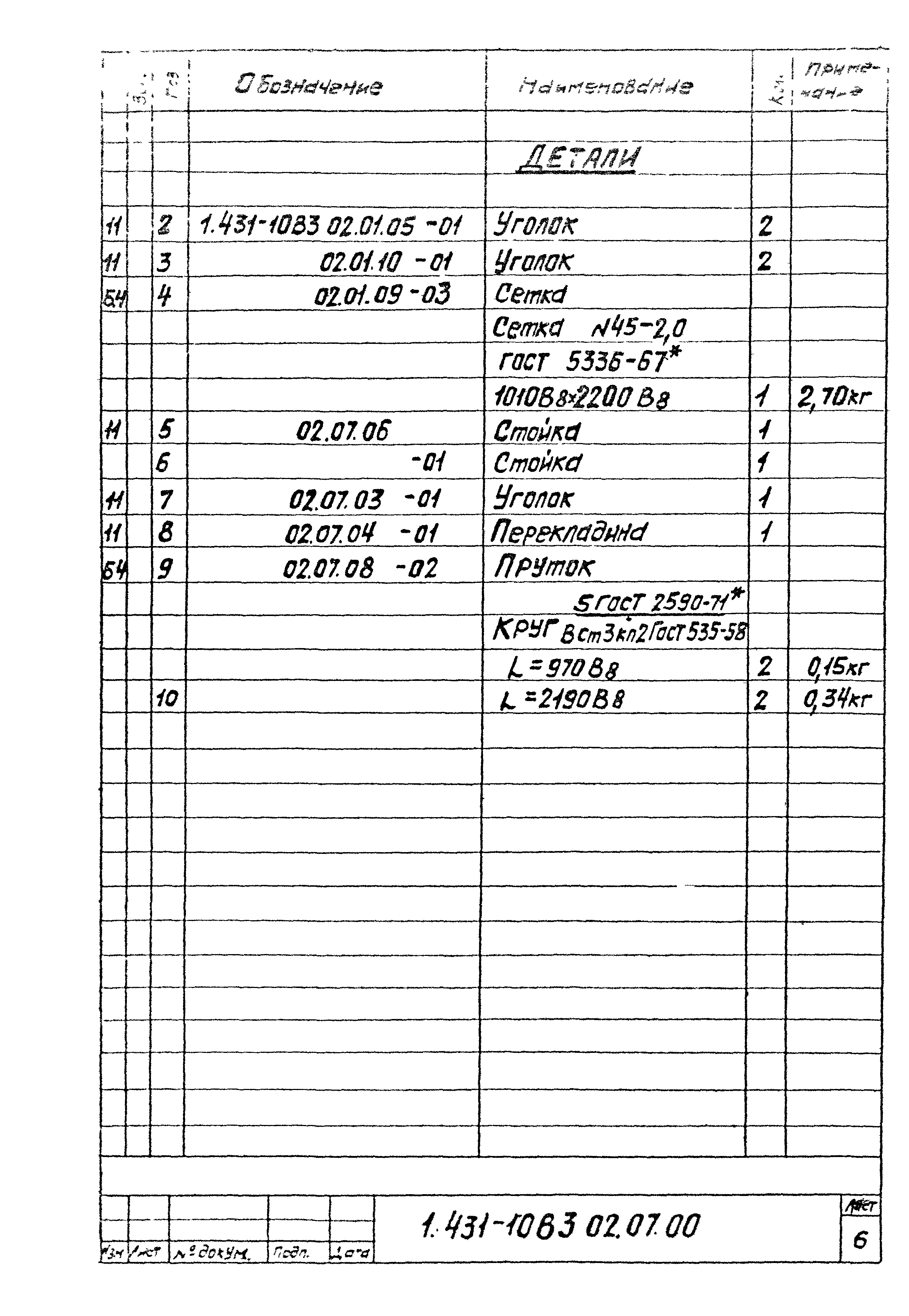 Серия 1.431-10