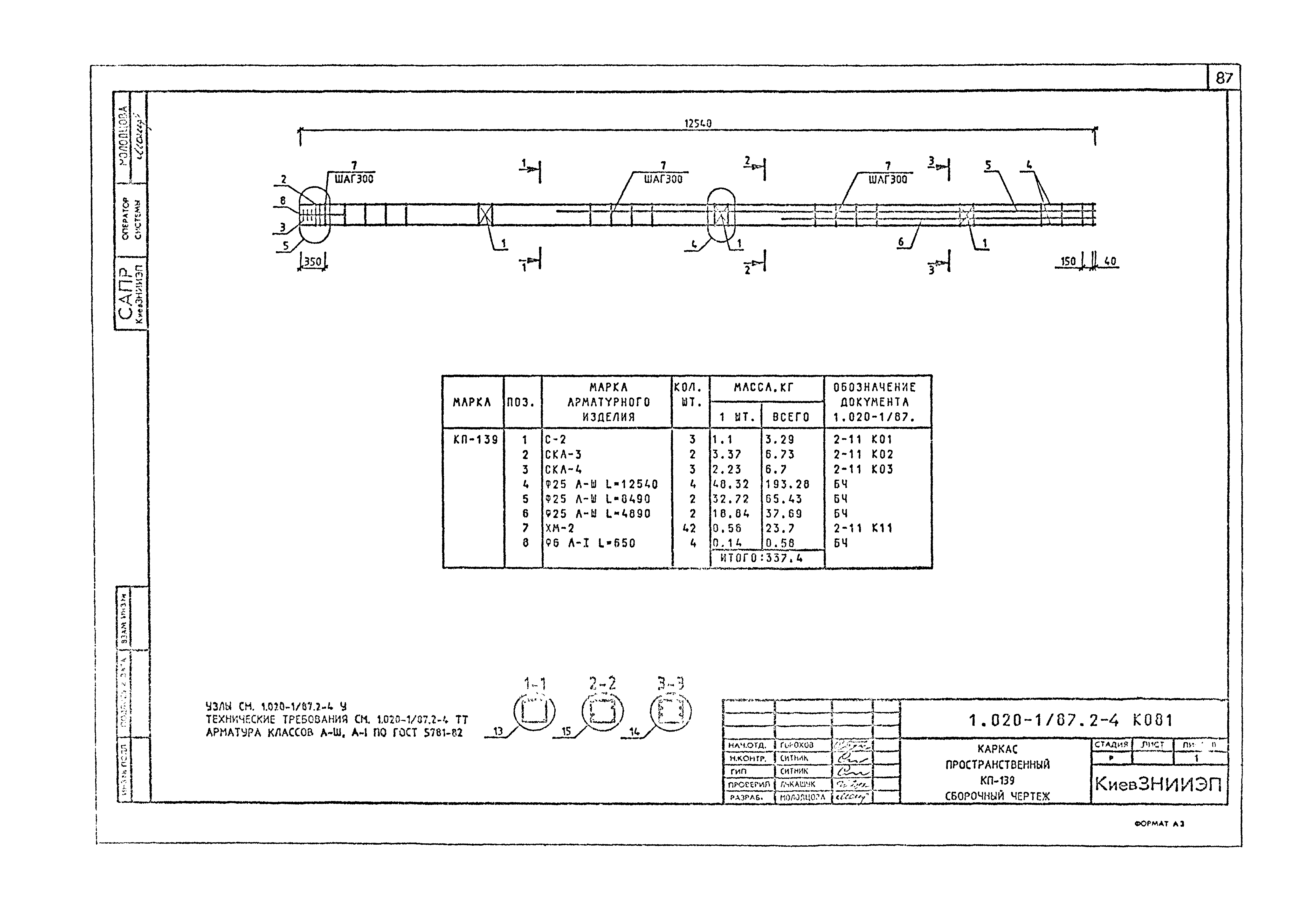 Серия 1.020-1/87