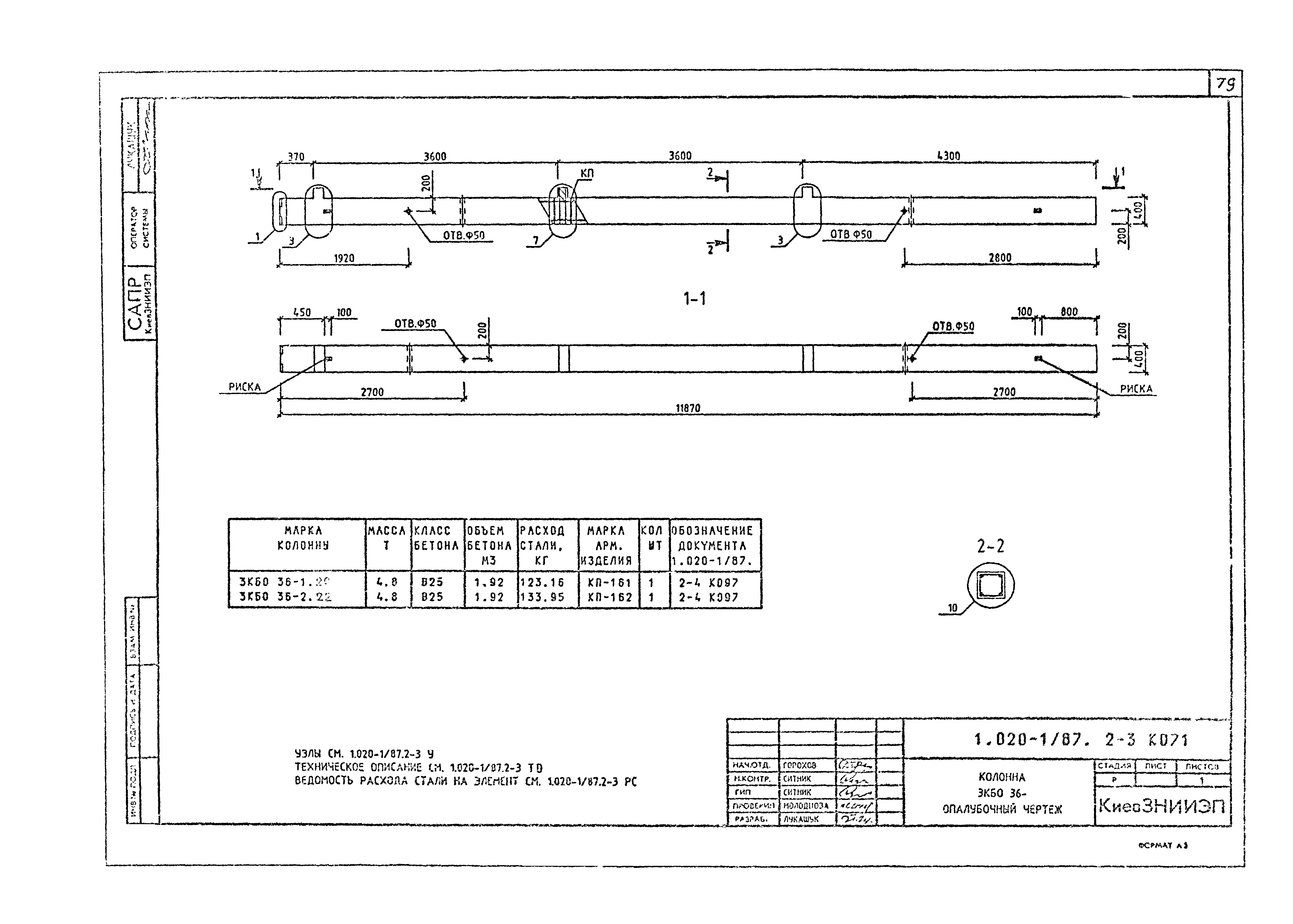 Серия 1.020-1/87