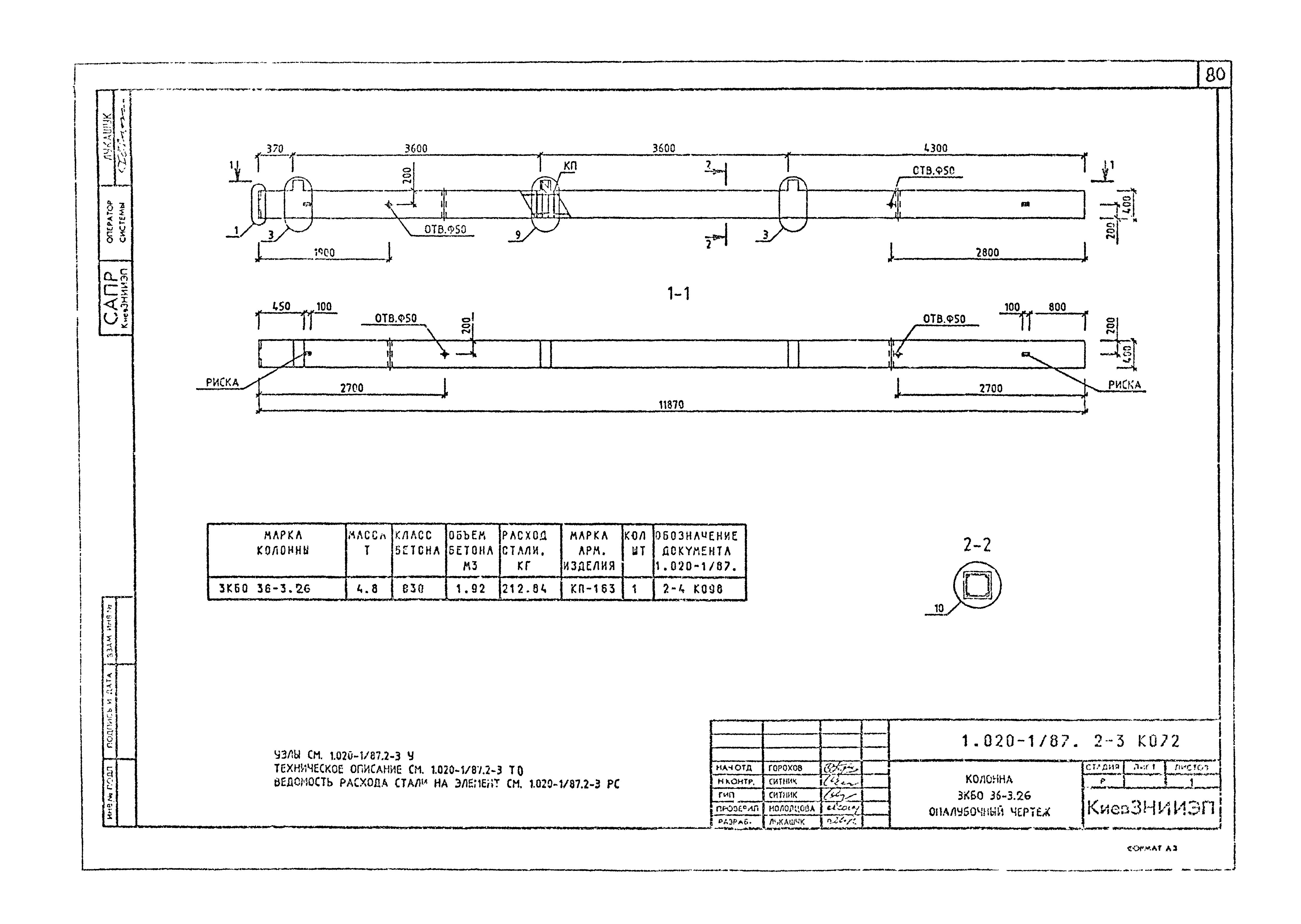 Серия 1.020-1/87