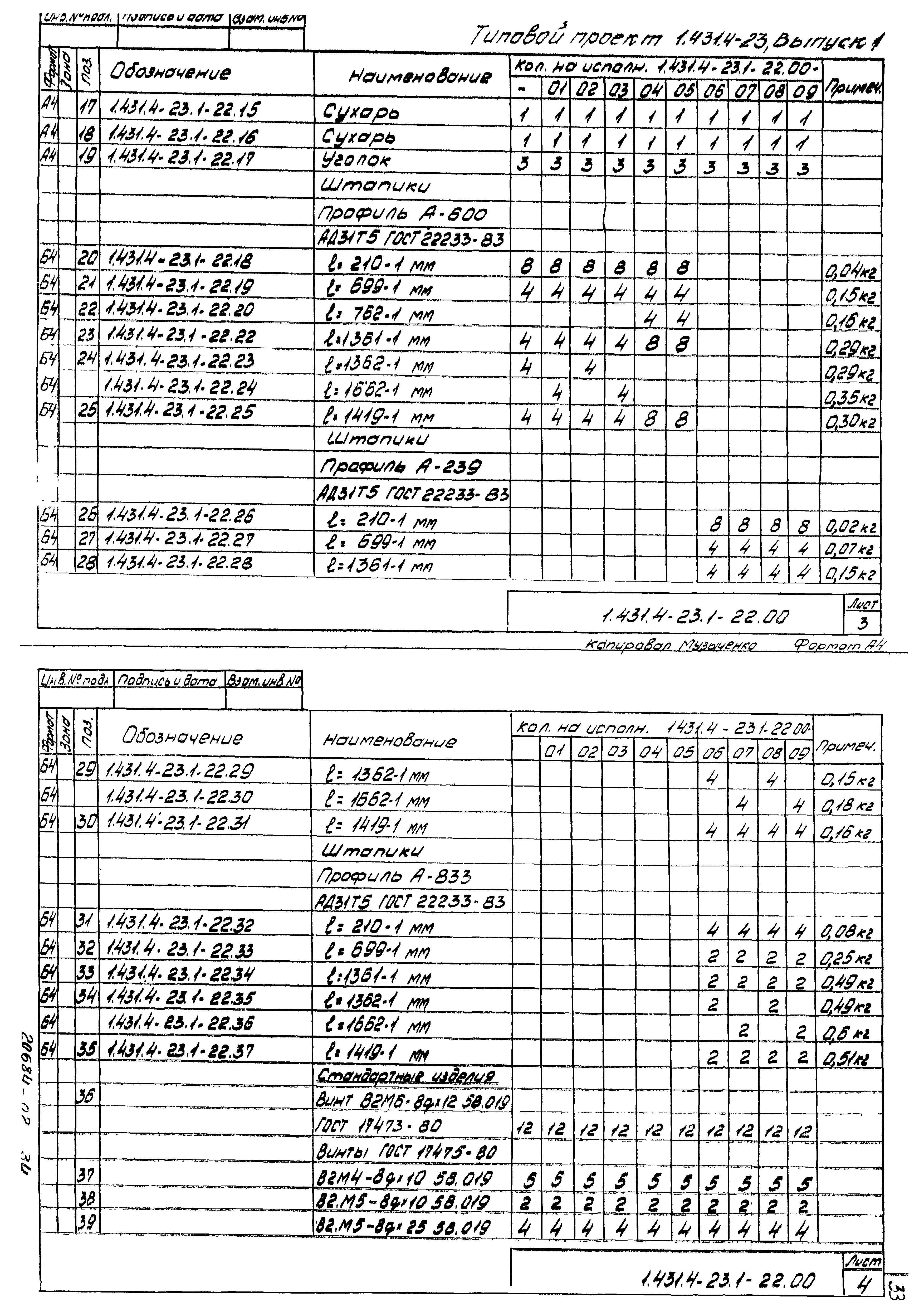 Серия 1.431.4-23