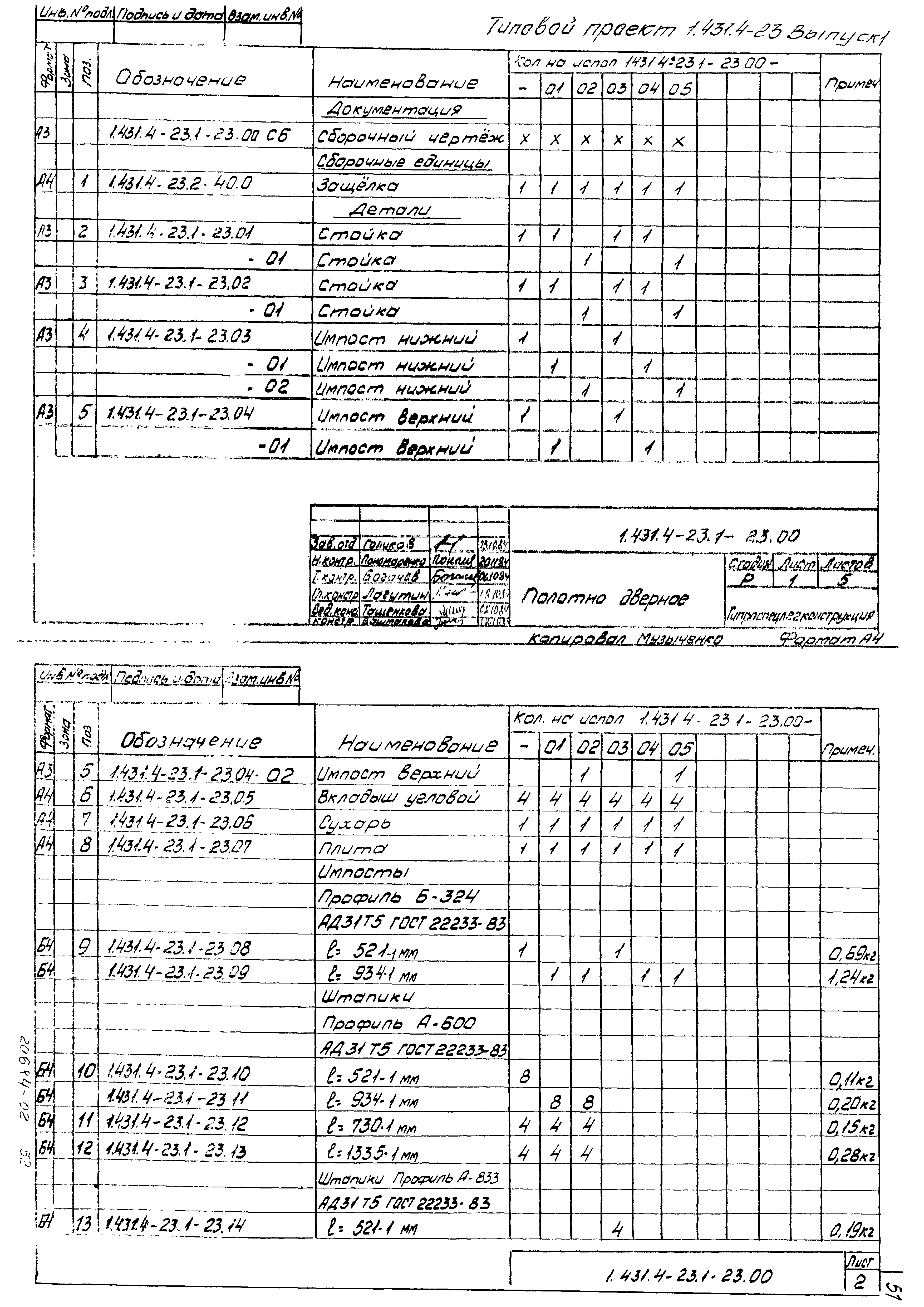 Серия 1.431.4-23