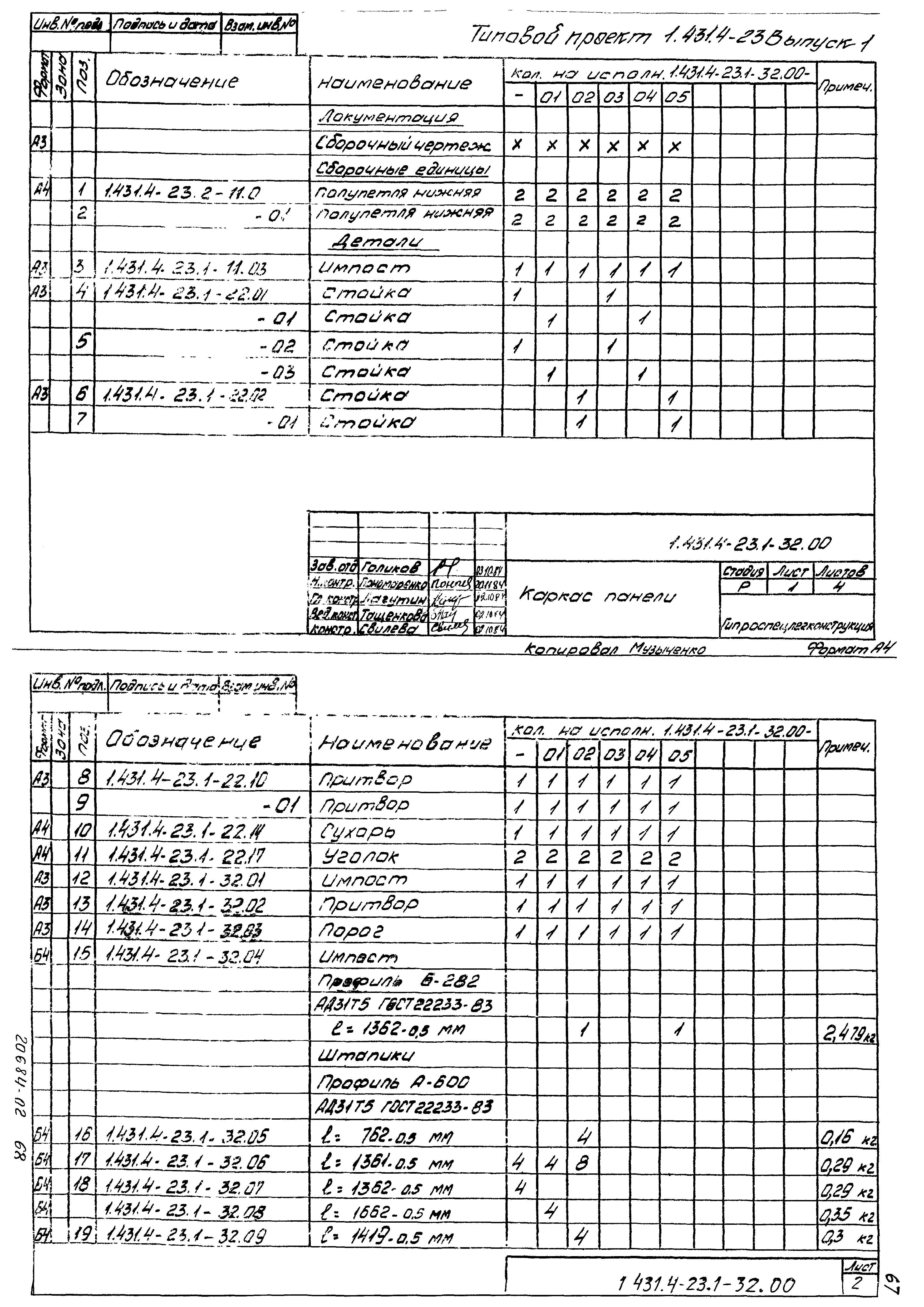 Серия 1.431.4-23