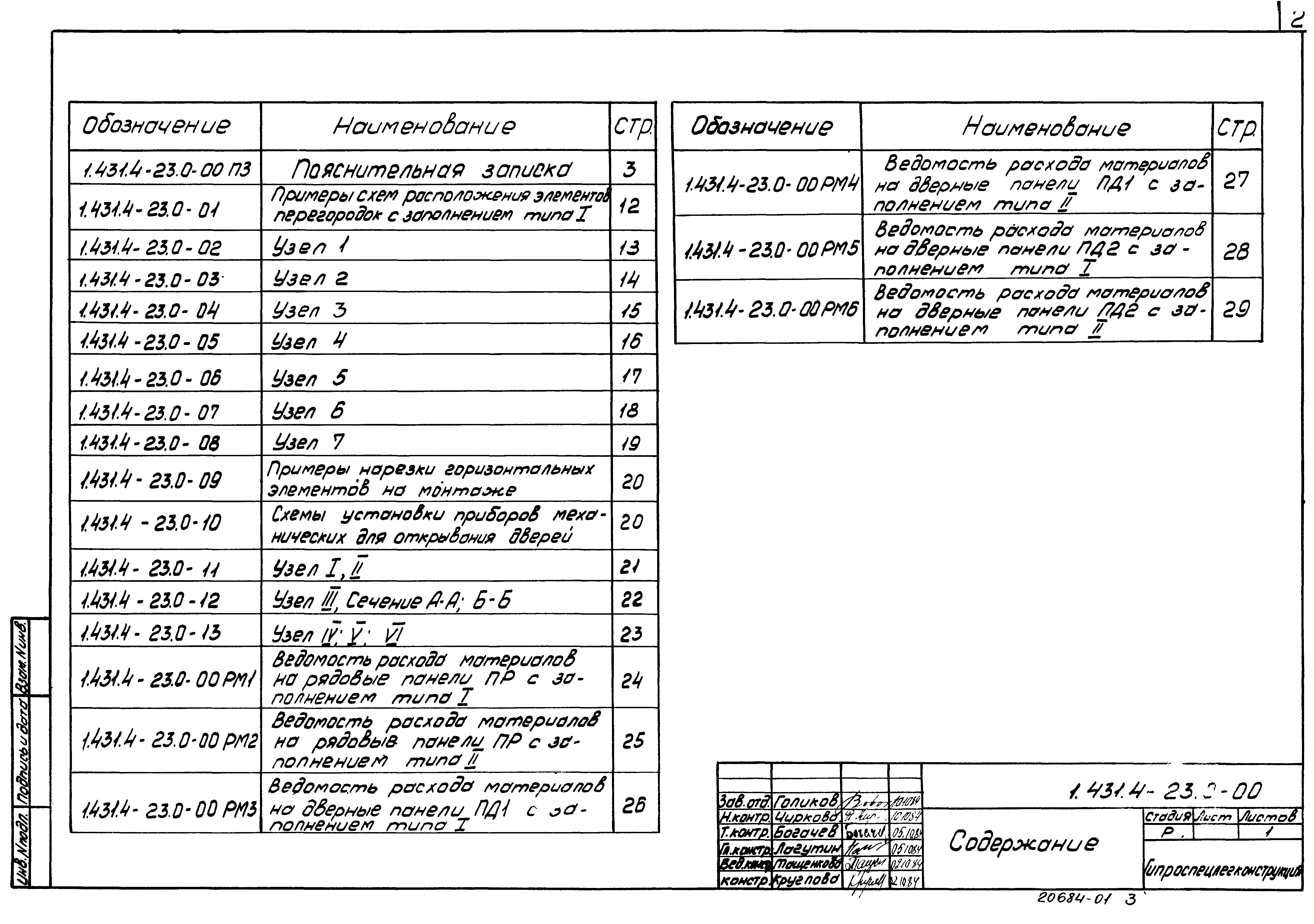 Серия 1.431.4-23