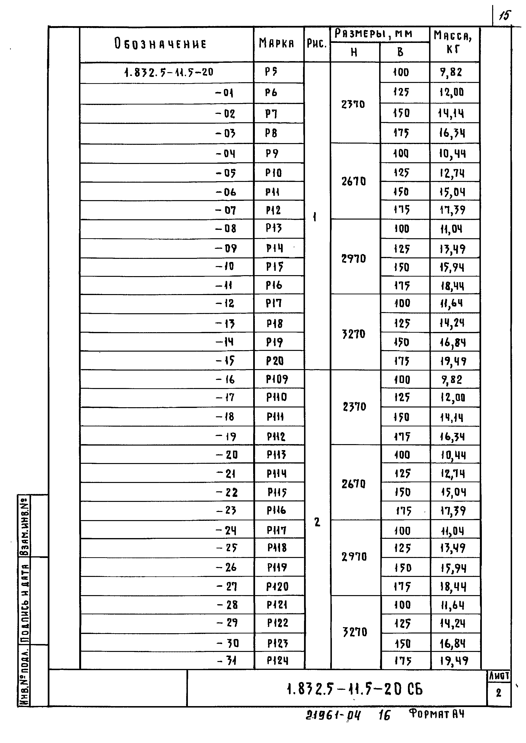 Серия 1.832.5-11