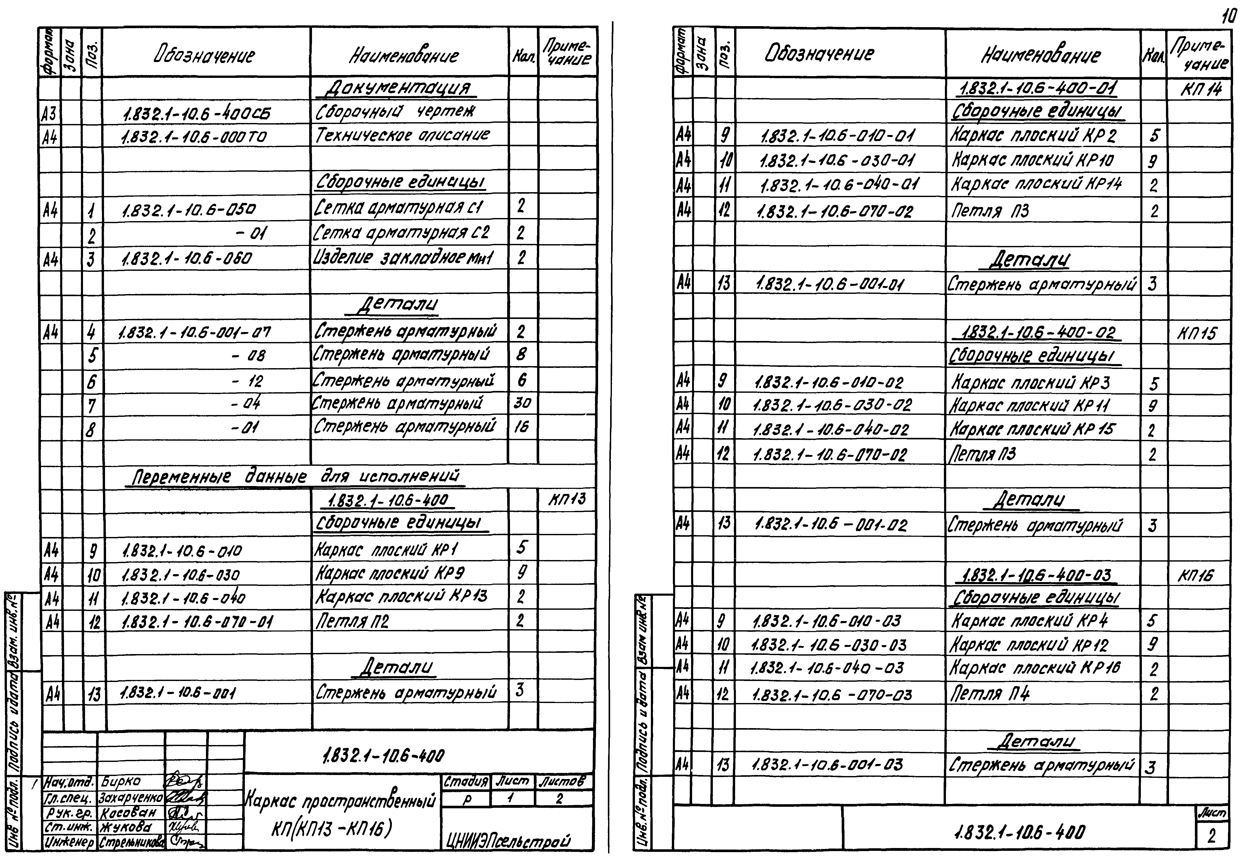 Серия 1.832.1-10