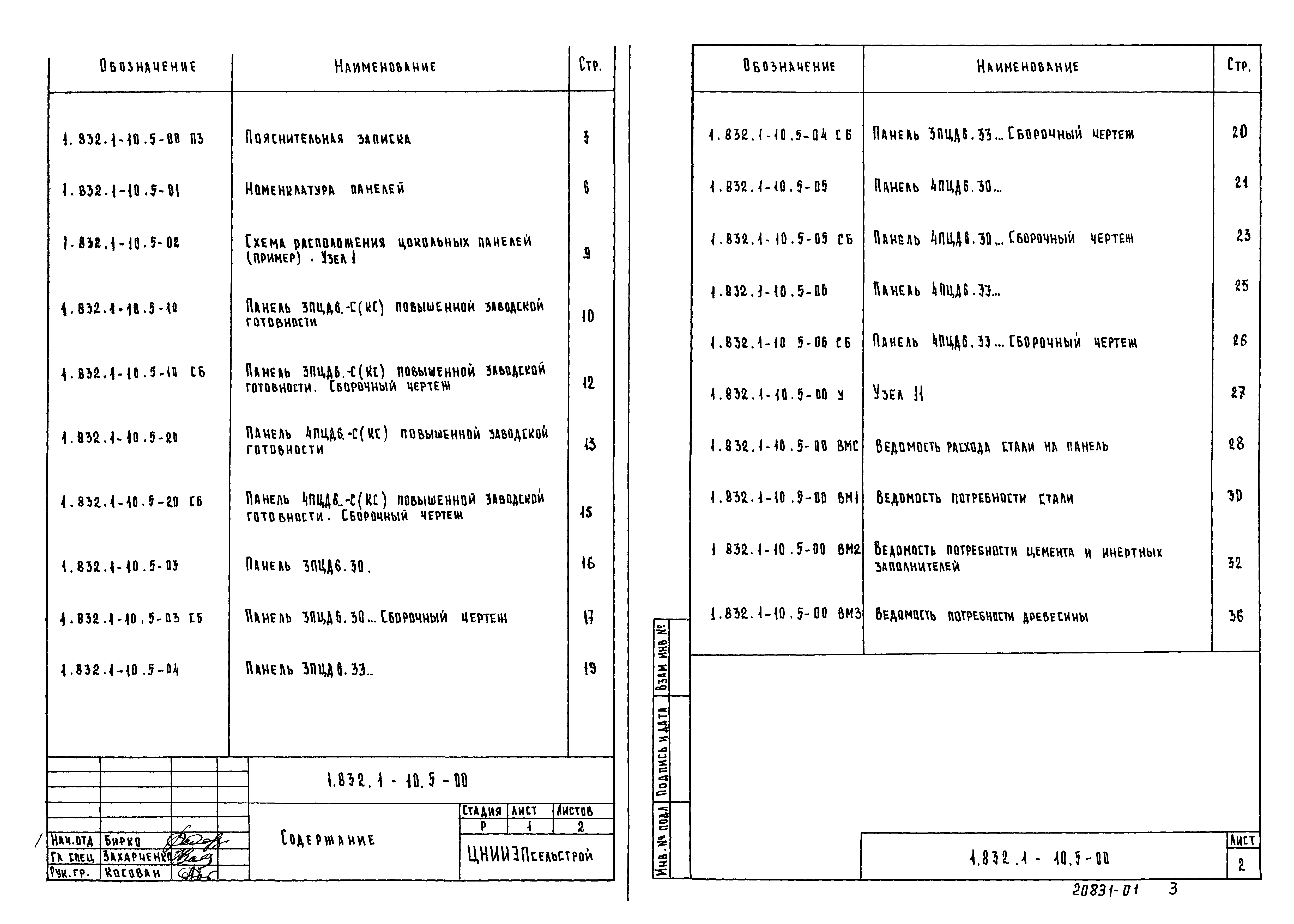 Серия 1.832.1-10