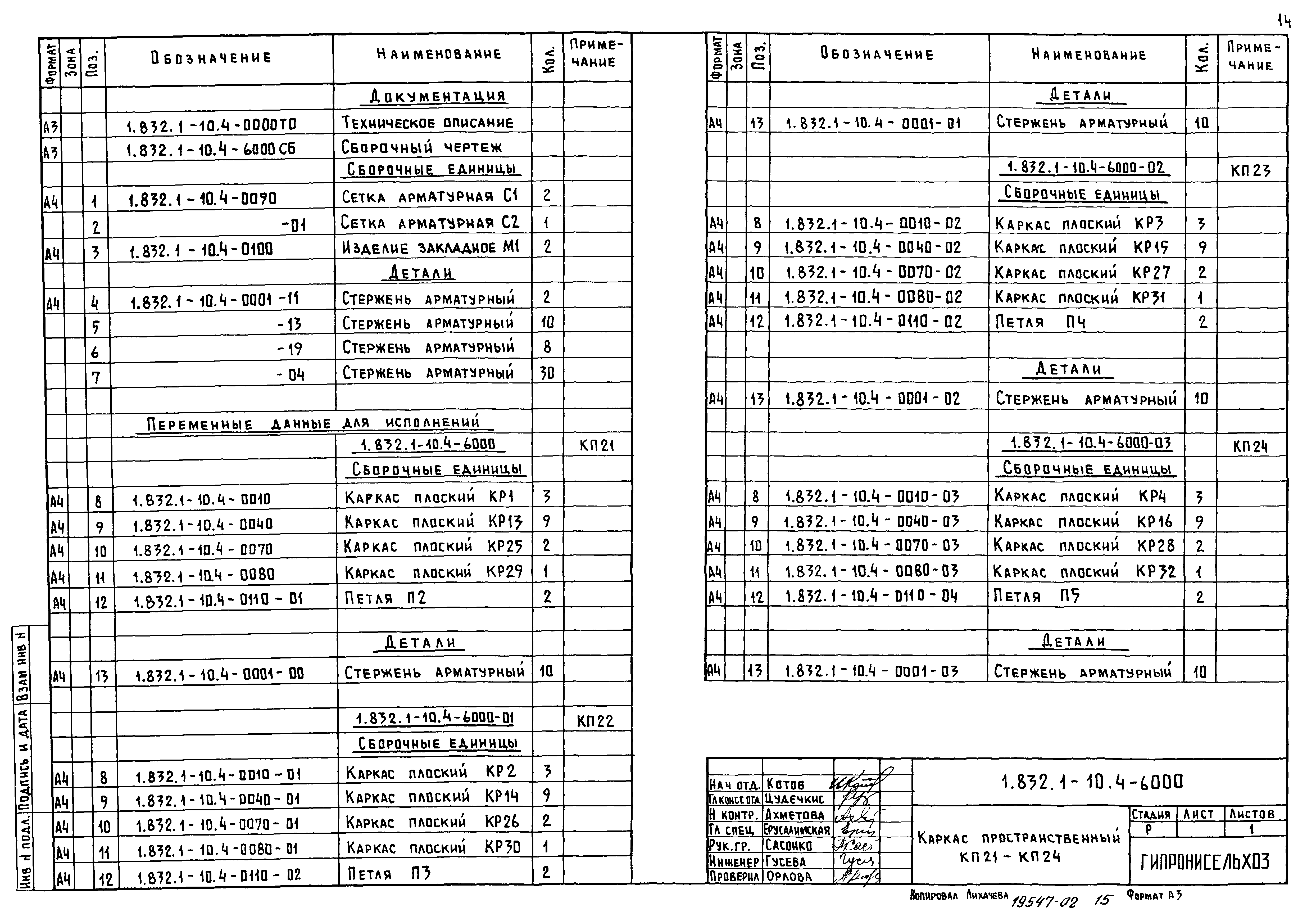 Серия 1.832.1-10